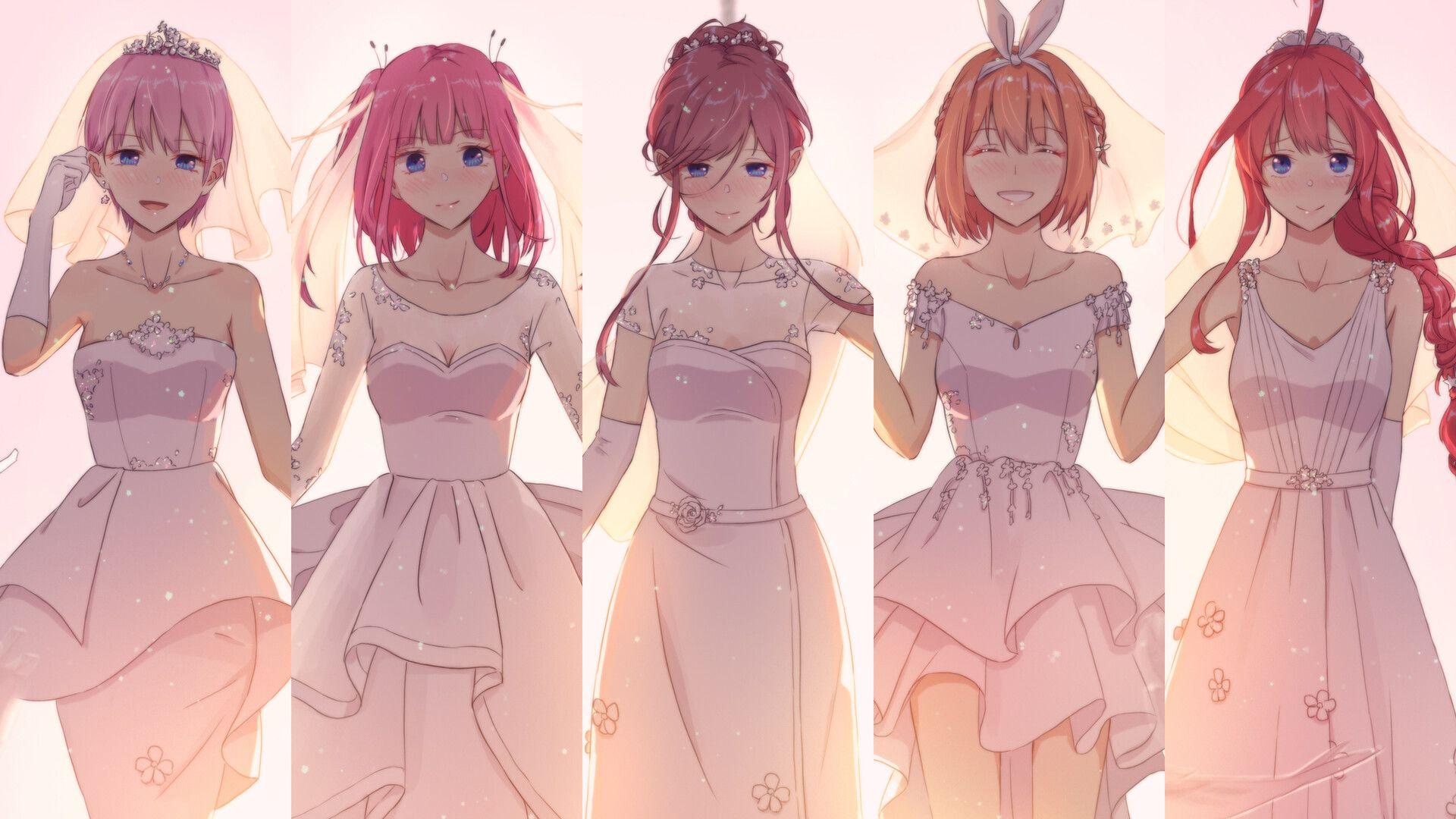 The Quintessential Quintuplets anime wallpapers for mobile phones
