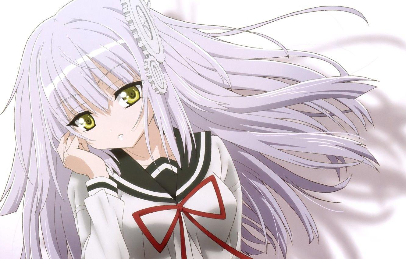 1332x850 Wallpaper girl, anime, japanese, bishojo, seifuku, Clockwork
