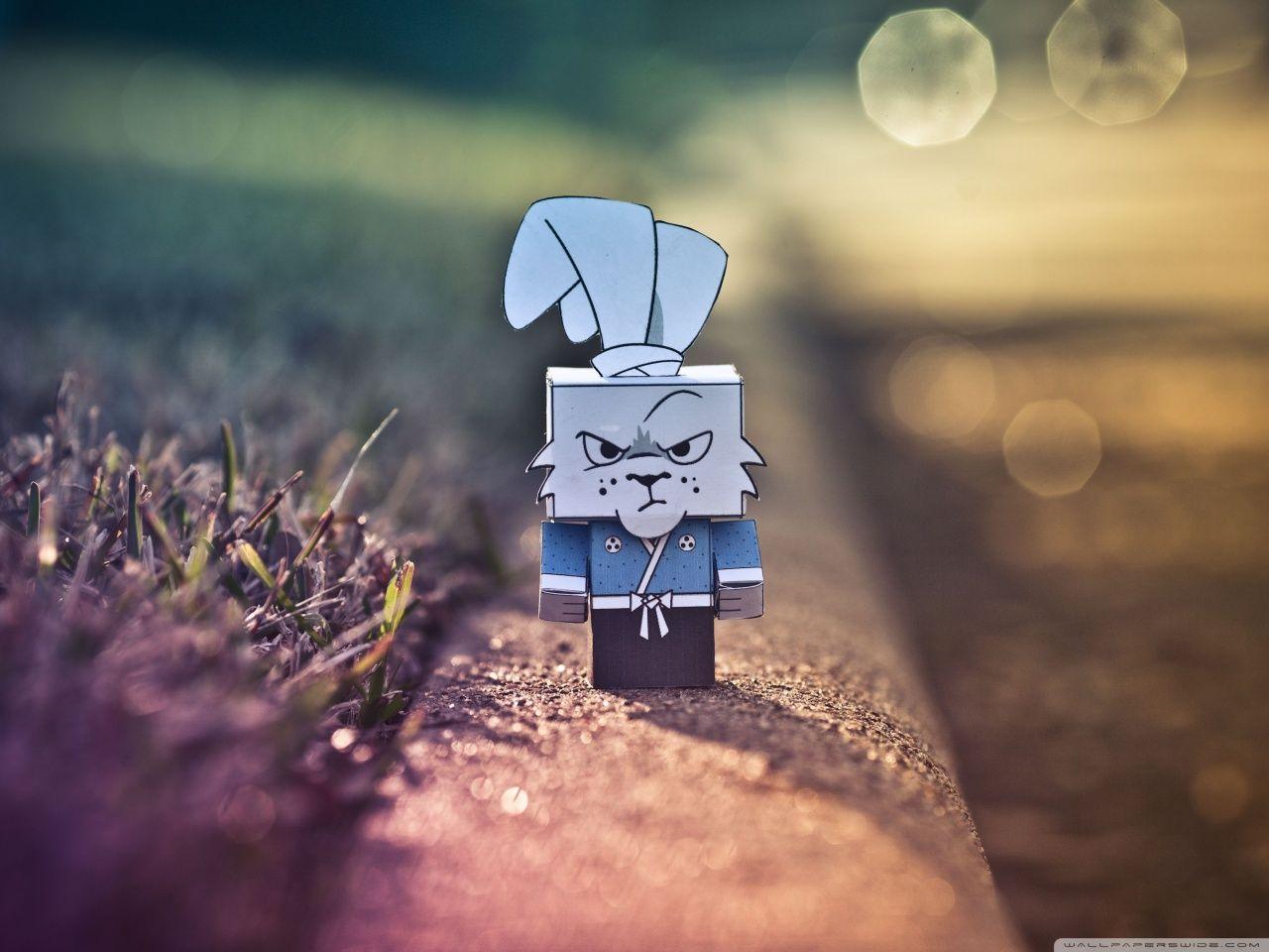 1280x960 Mad Ninja Rabbit ❤ 4K HD Desktop Wallpaper for 4K Ultra HD TV