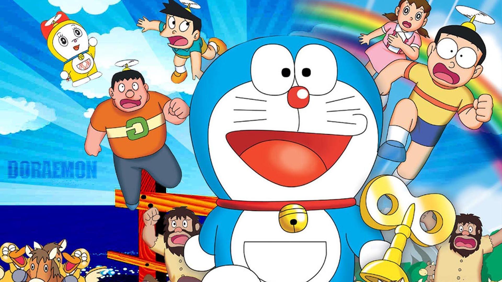 1920x1080 Hình nền 3D Doraemon 2018