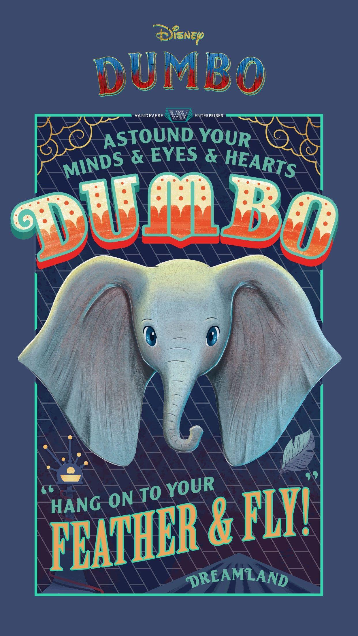 1242x2209 Dumbo Mobile Wallpaper