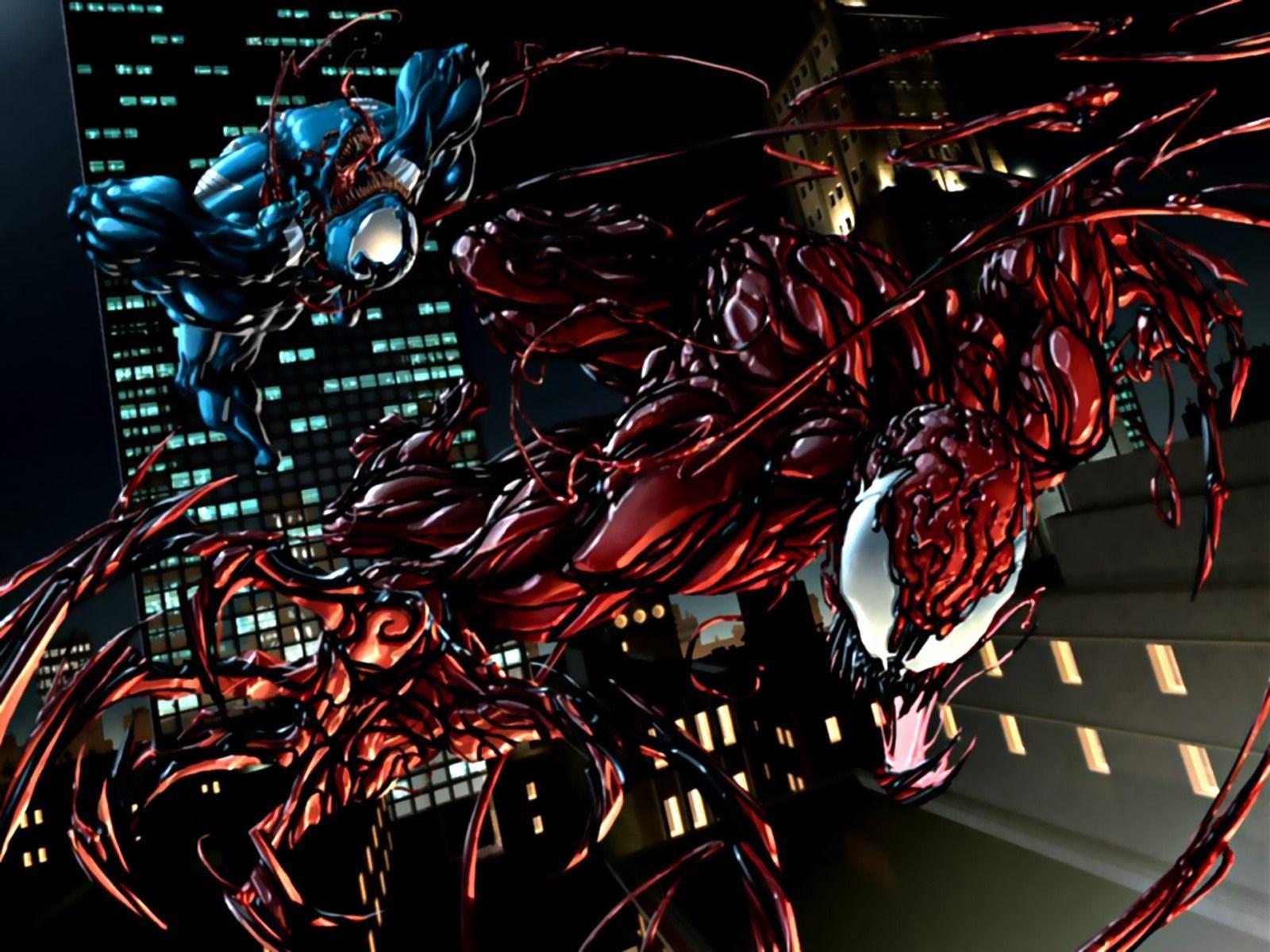 1600x1200 Carnage Vs.  Nọc độc.  Anh hùng và nhân vật phản diện.  Venom, Nhện