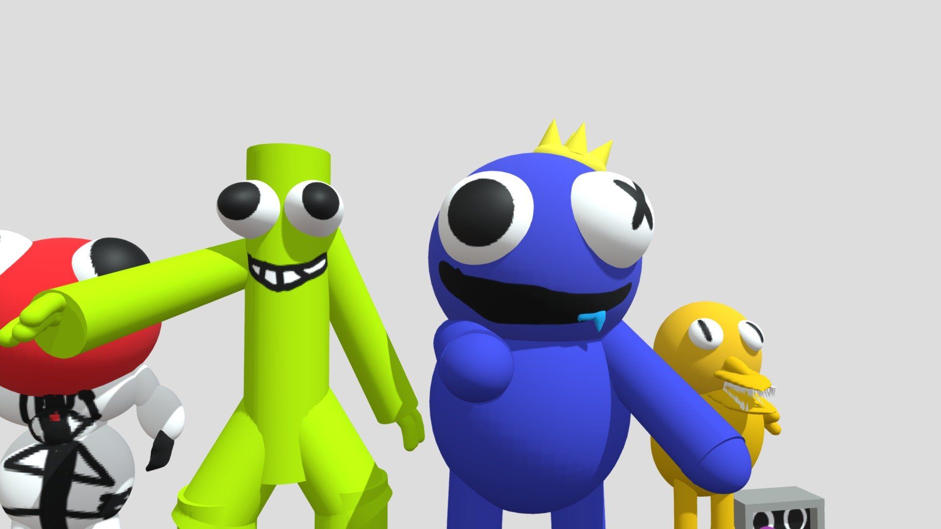 1920x1080 Roblox Rainbow Friends Wallpaper