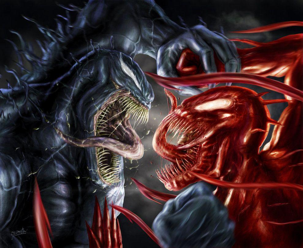 989x808 Carnage Vs Venom Vs Spiderman Hình nền HD, Hình nền