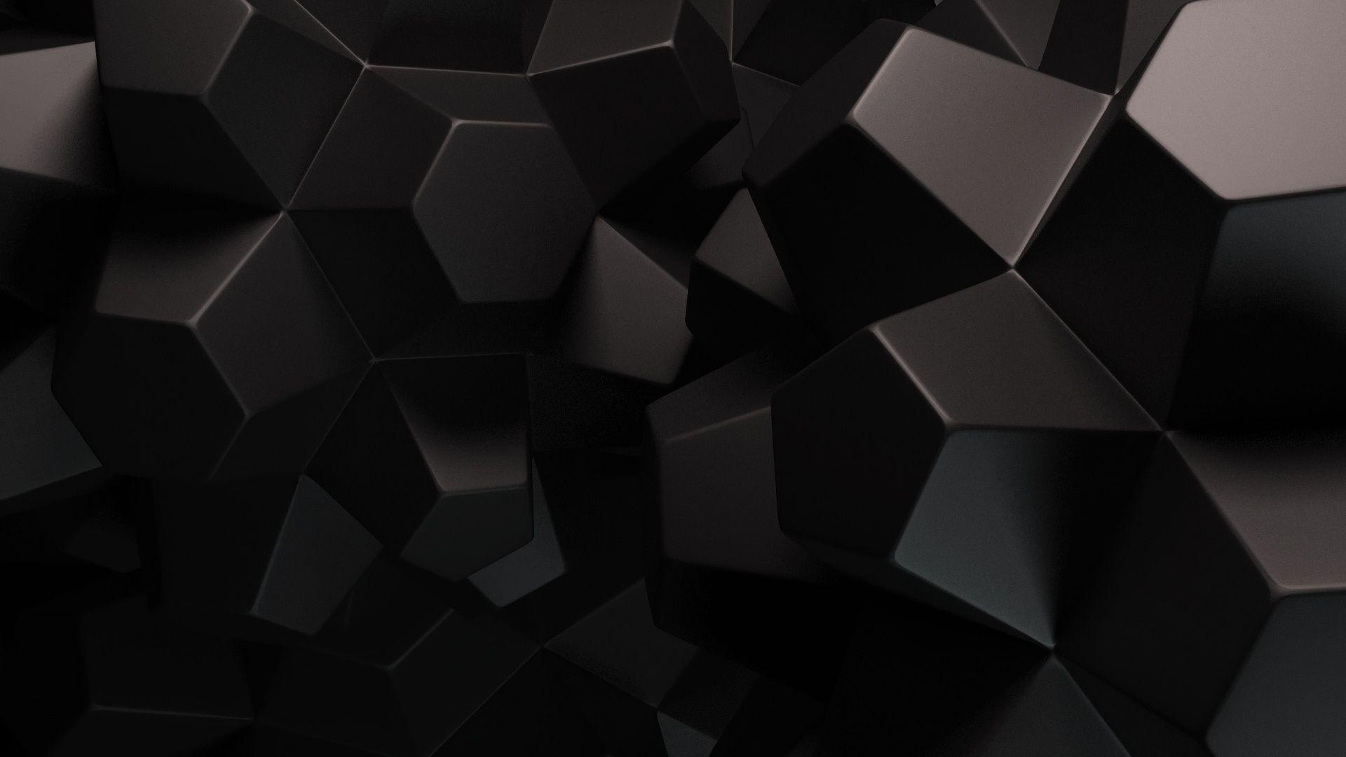 Black Abstract 3d Wallpaper Image Num 4