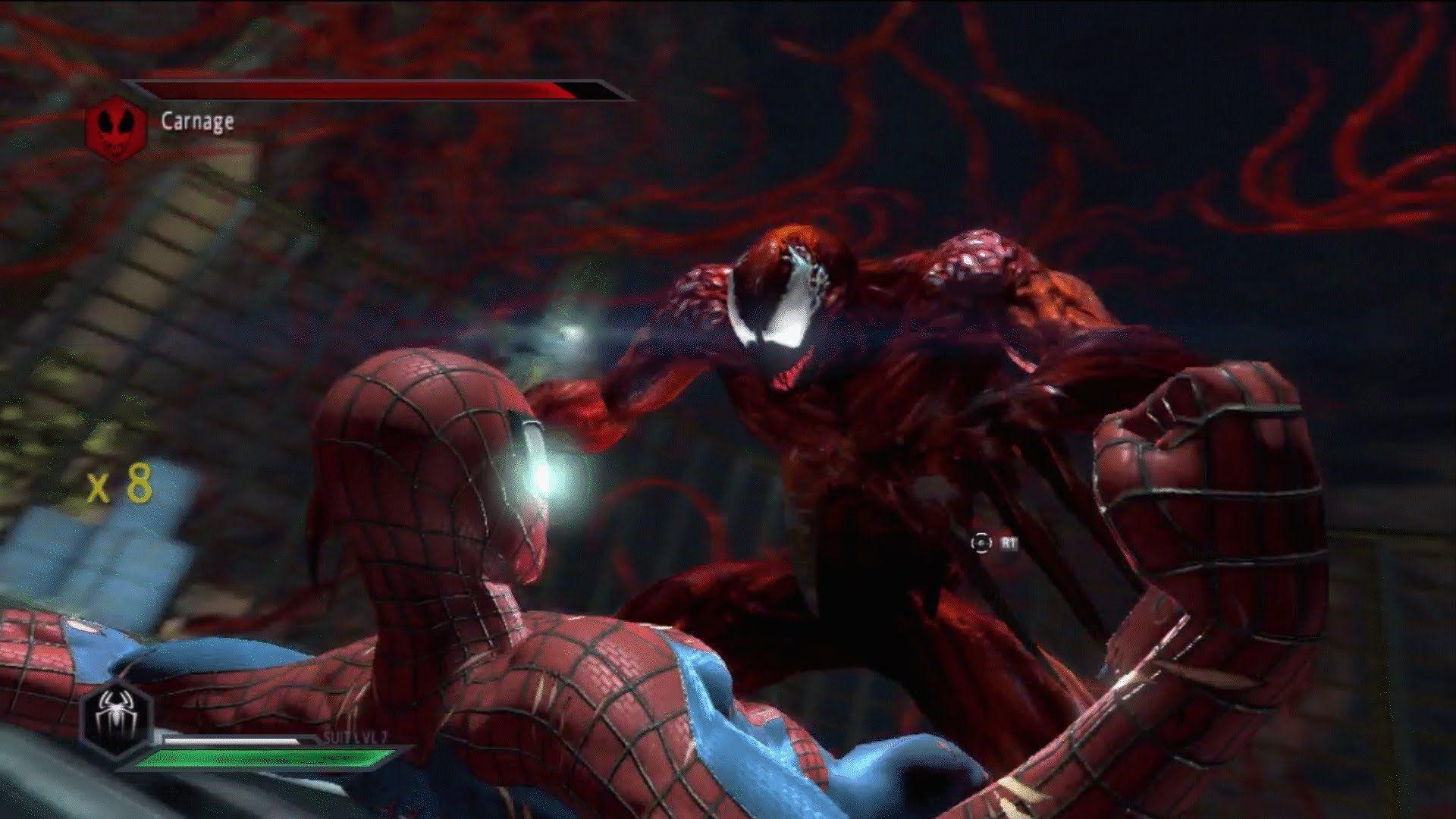 1920x1080 Spider Man VS Carnage Trận chiến cuối cùng Boss The Amazing Spider Man 2
