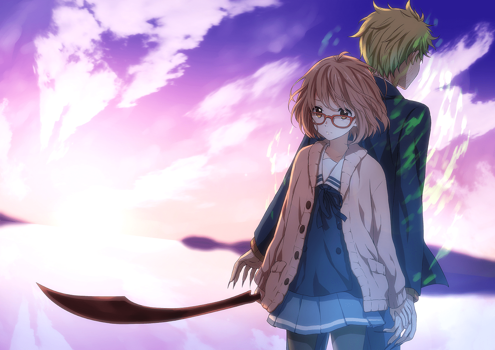 Kyoukai no Kanata (Beyond The Boundary) Mobile Wallpaper by