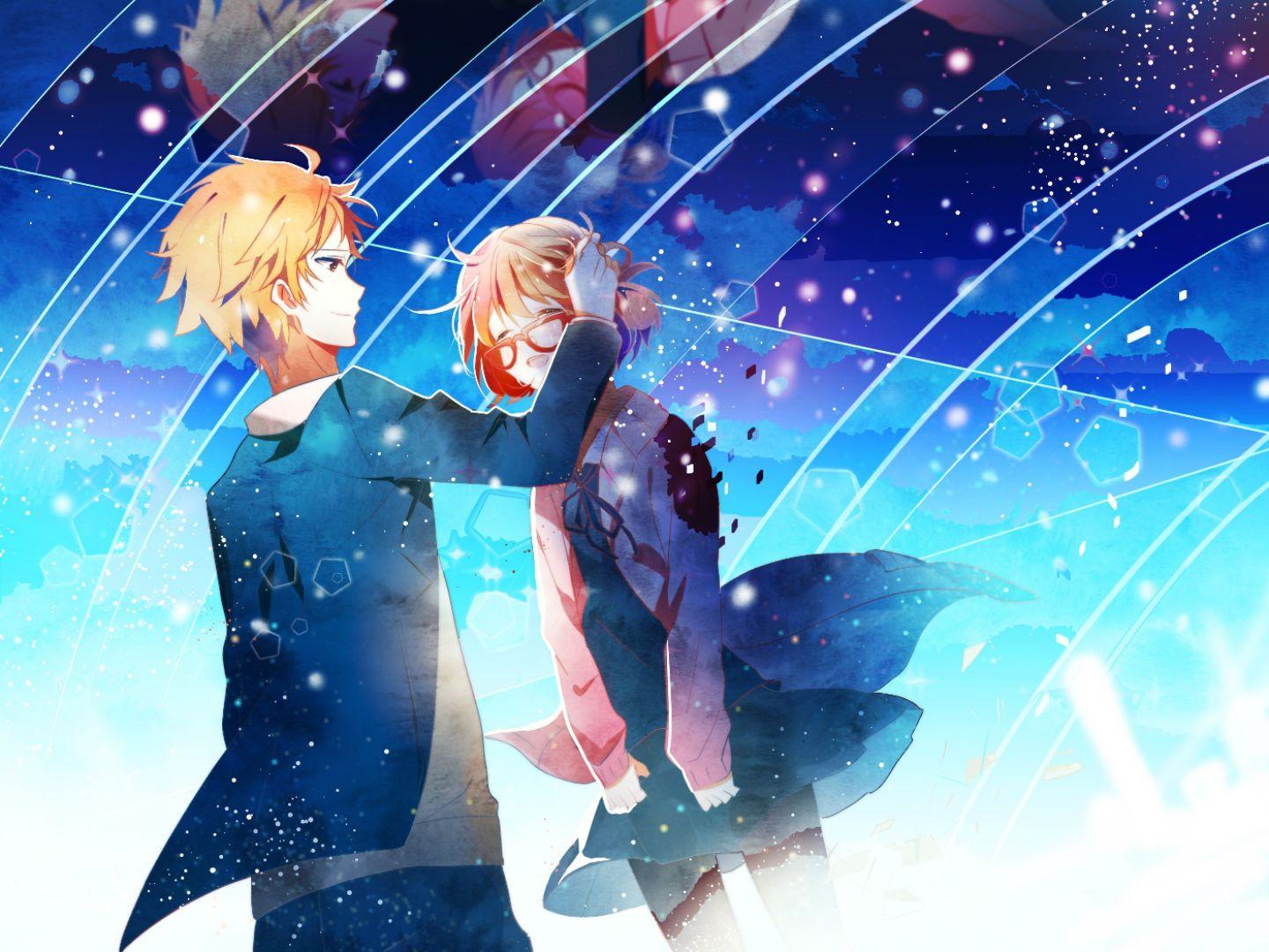 1440x1080 Free download Kyoukai no kanata kanbara akihito kuriyama