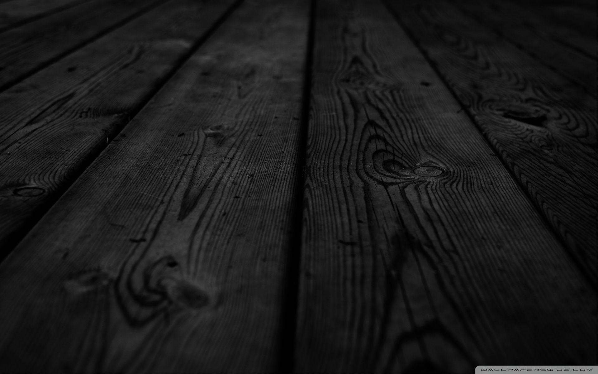 1920x1200 Black Wood Wallpaper