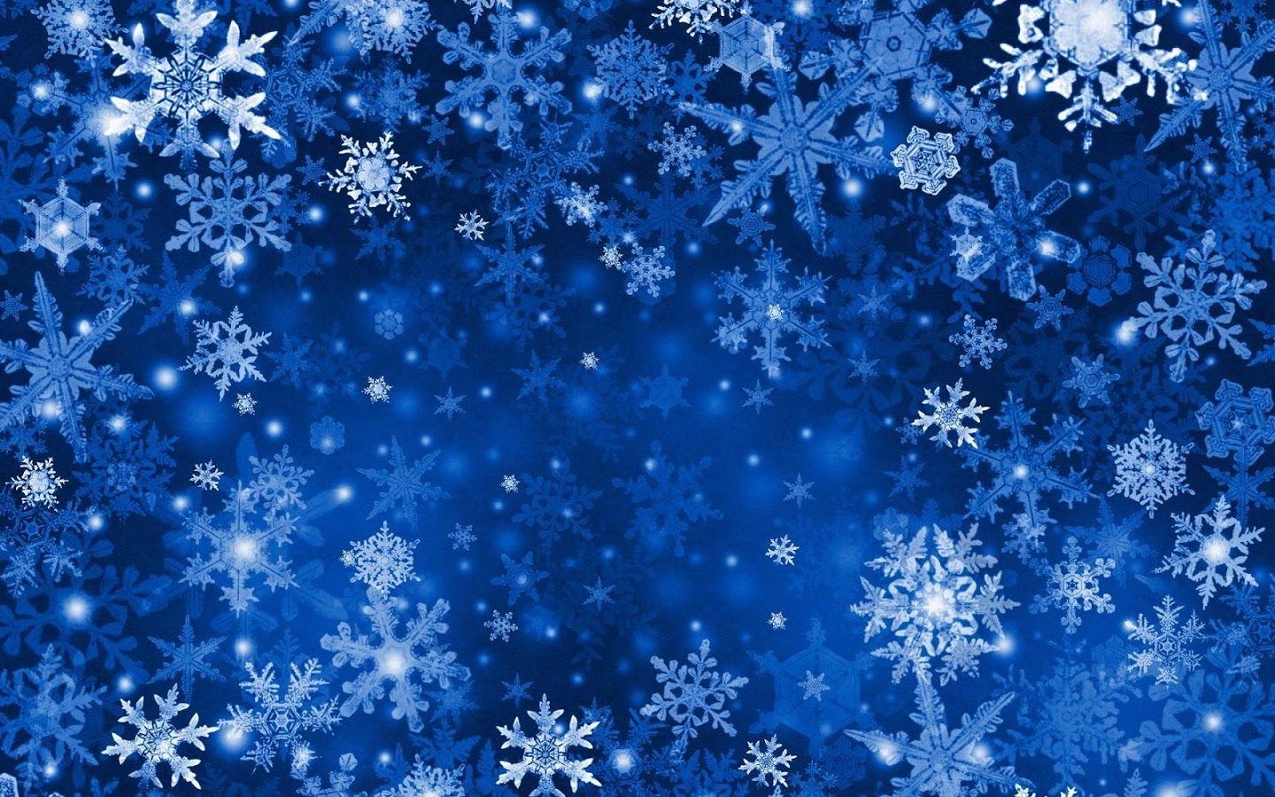 Blue Simple Snowflake Background Simple Winter Blue Background Image And  Wallpaper for Free Download