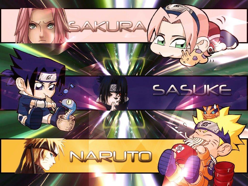 Hình nền & hình ảnh hoạt hình tùy chỉnh 1024x768 HD: Naruto dễ thương