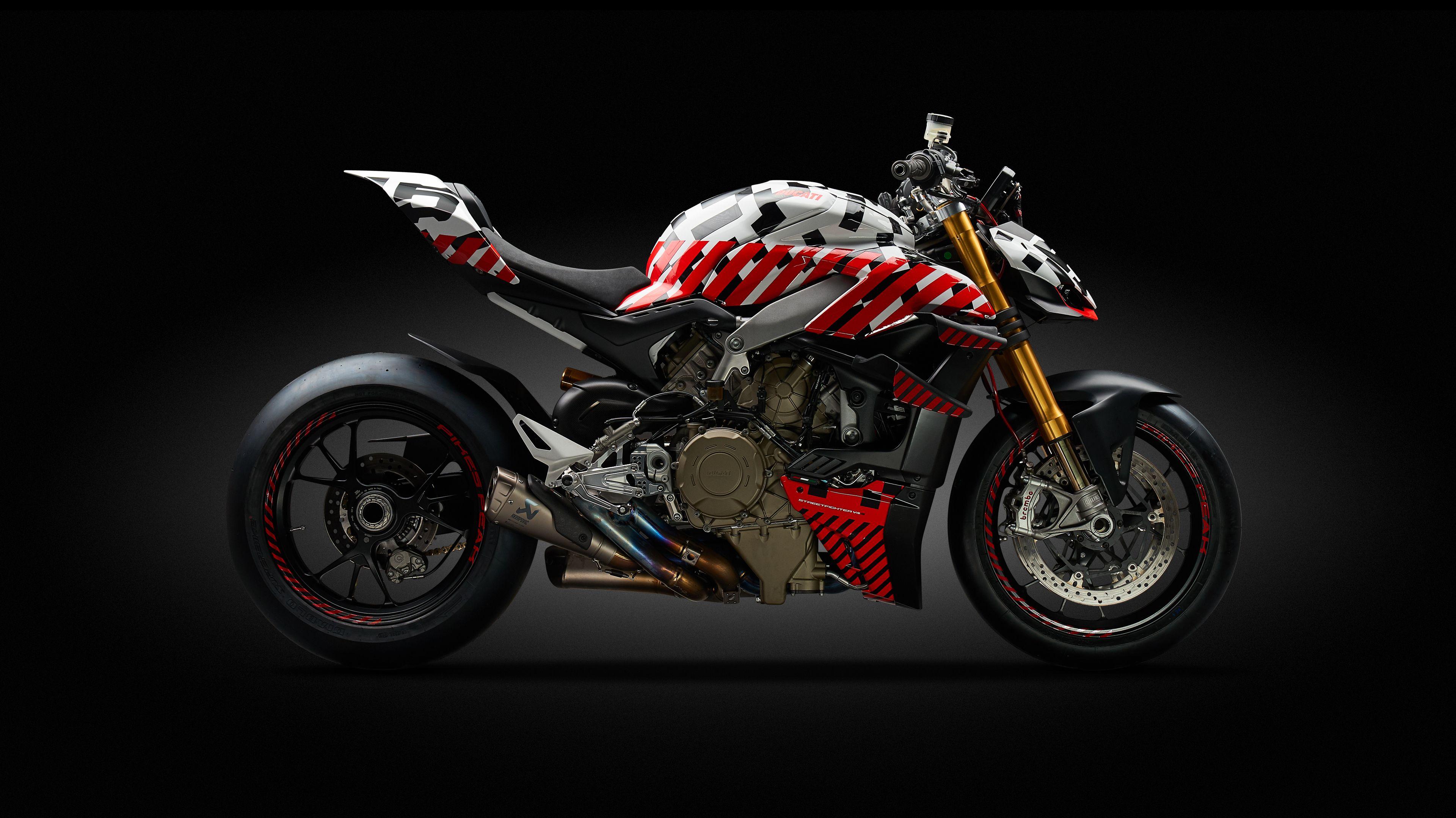 3840x2160 Wallpaper 4k Ducati Panigale V4 Streetfighter 2018 bikes