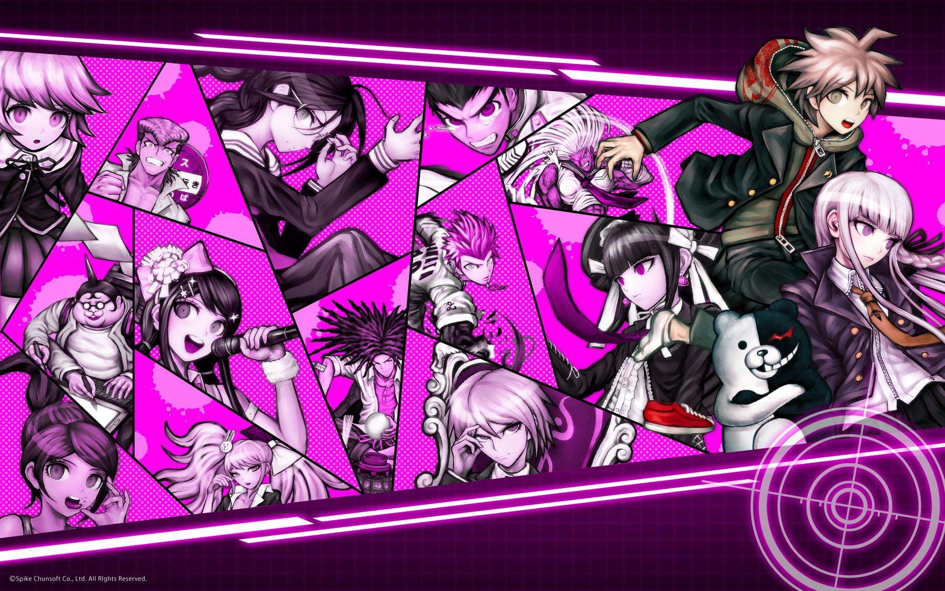 1920x1200 HD wallpaper: Danganronpa, Aoi Asahina, Celestia Ludenberg