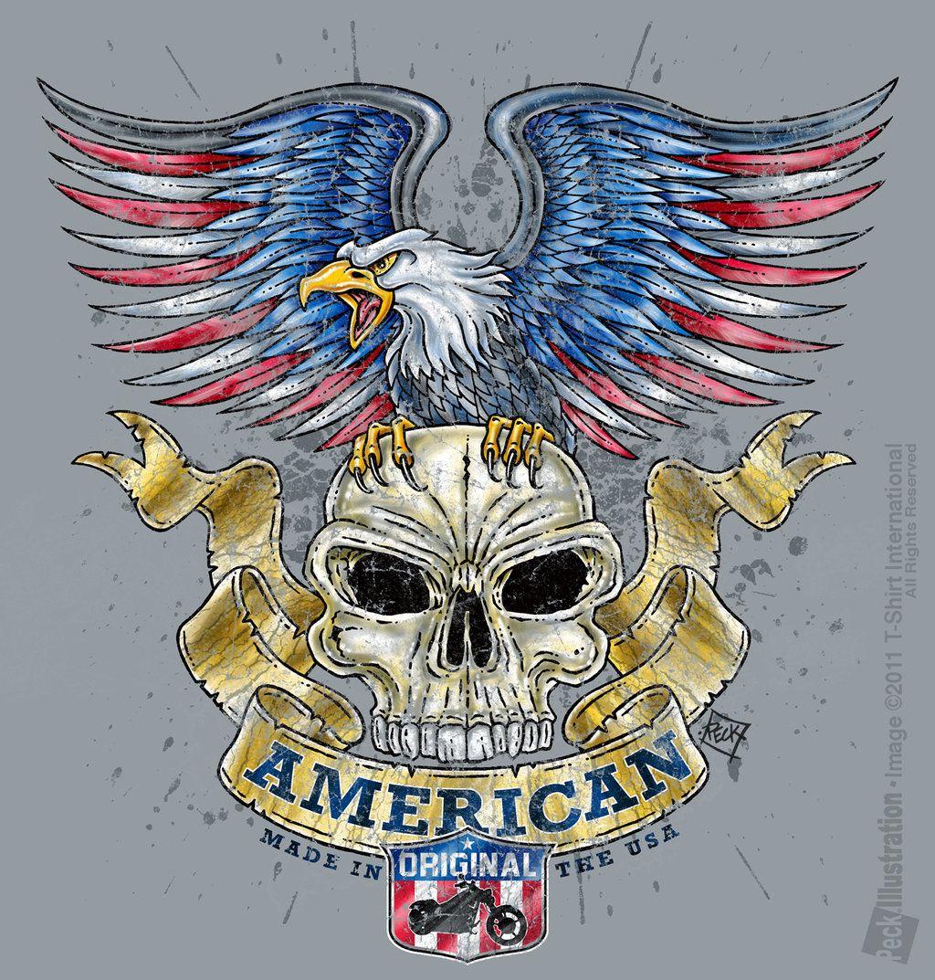 1024x1073 Eagle Am Skull