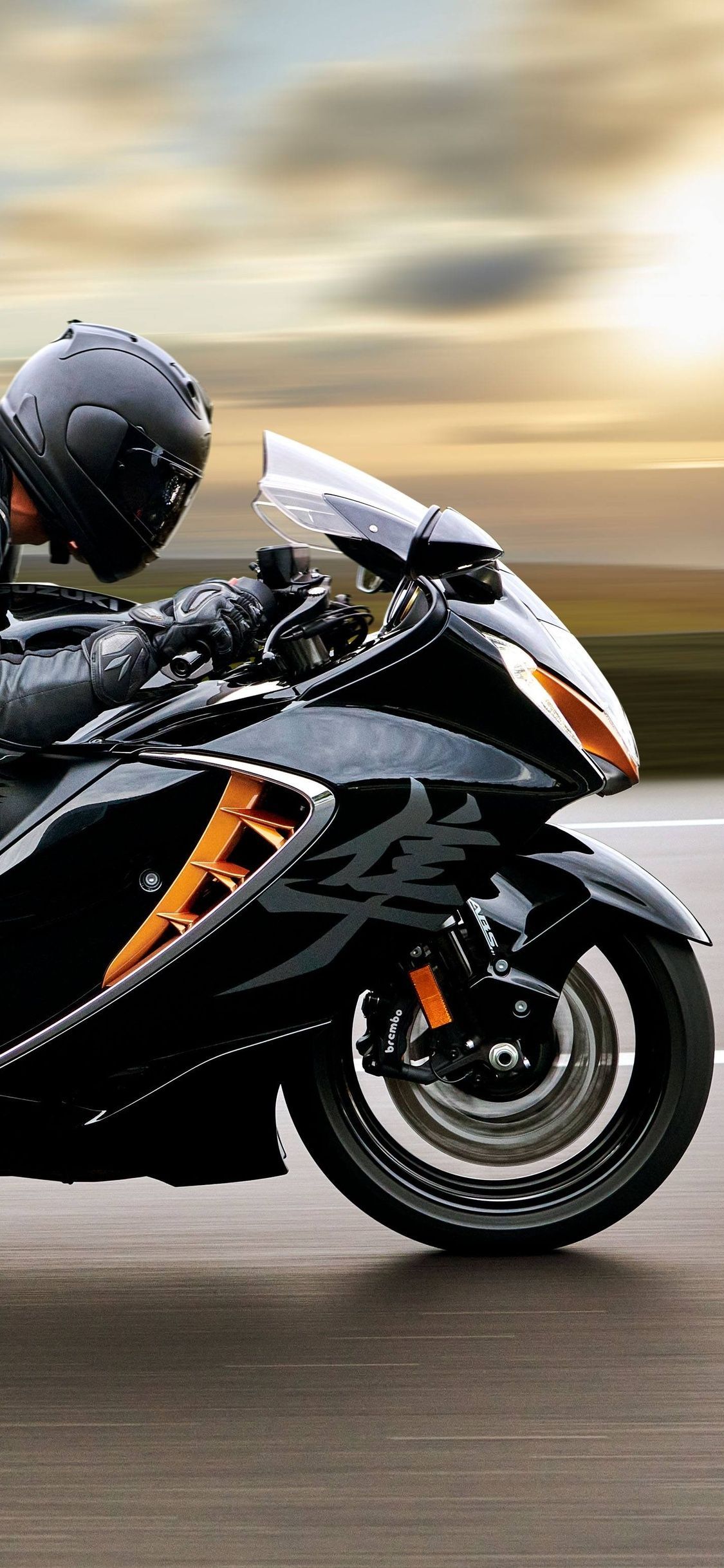 1125x2436 Suzuki Hayabusa 4k