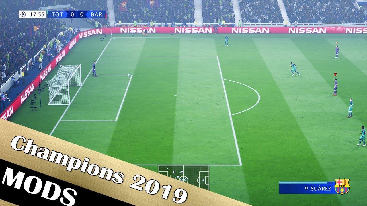 1280x720 PES 2017. Champions League 2018 2019 Intro, Scoreboards, Balon, Menu, Wallpaper & Adboards