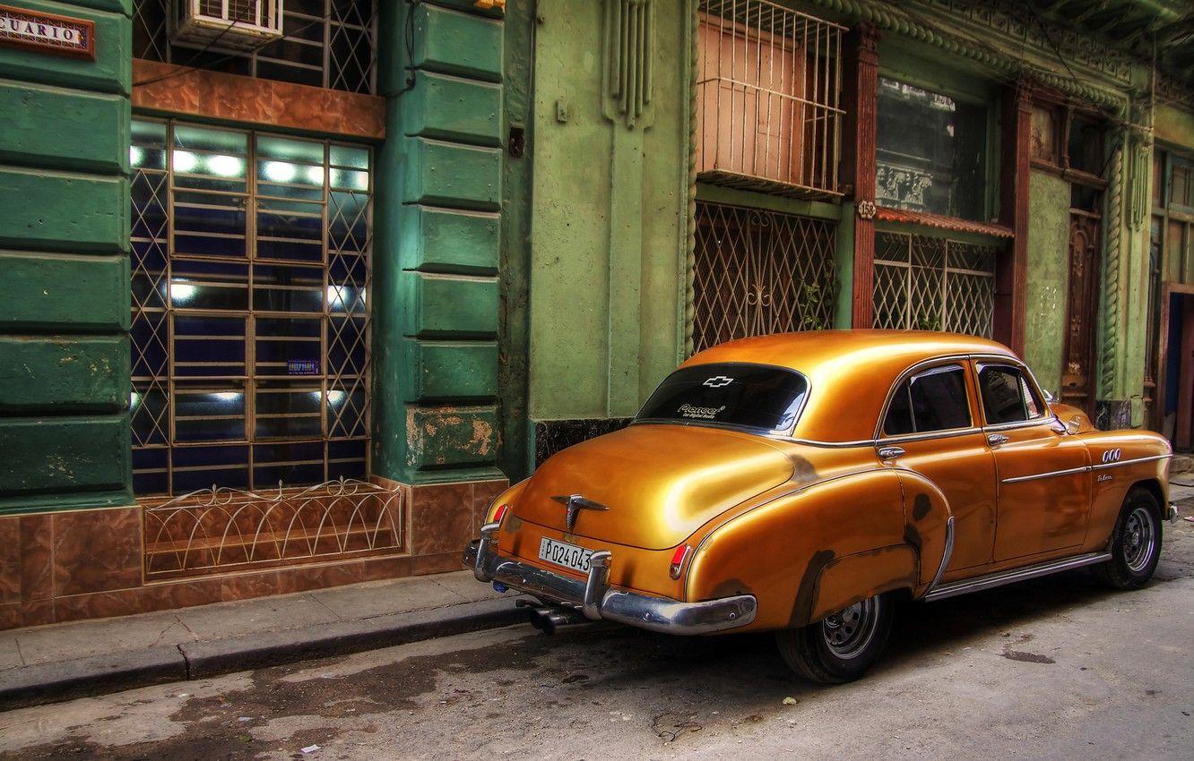 1332x850 Wallpaper retro, street, Windows, home, car, Cuba, Havana