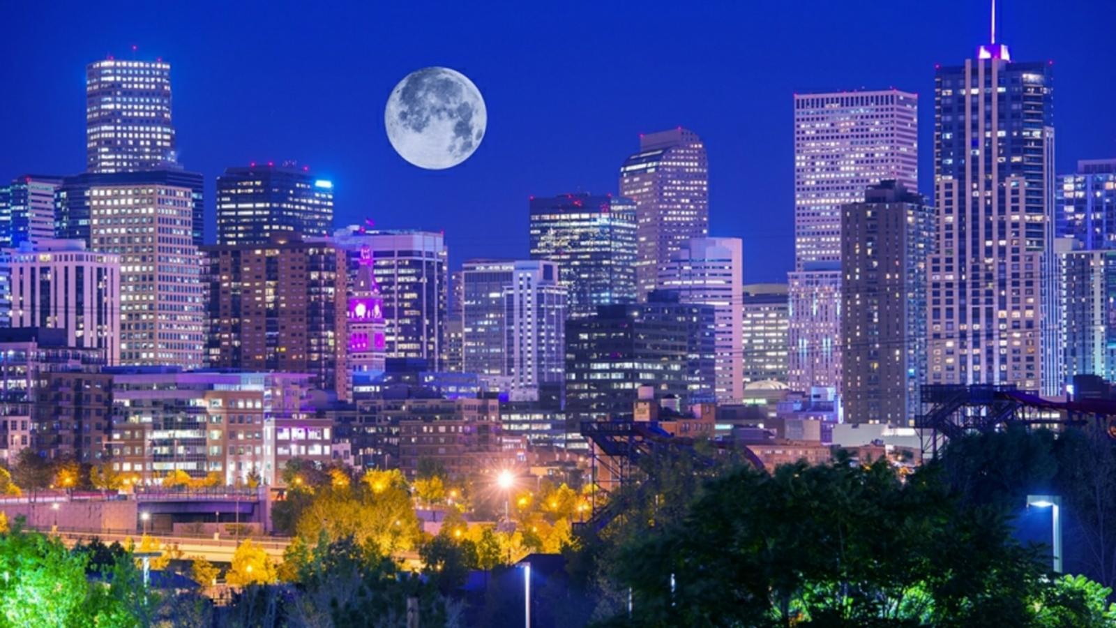 Denver Skyline Wallpapers - Top Free Denver Skyline Backgrounds