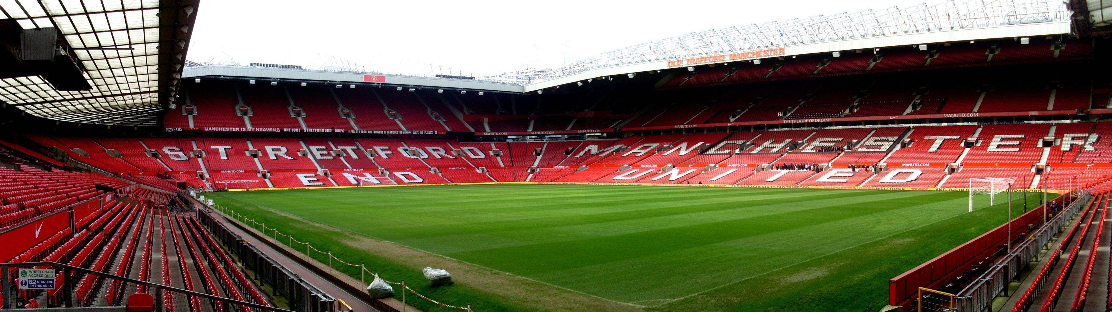 3839x1079 Old Trafford for dual monitors. [3840x1080] [Desktop