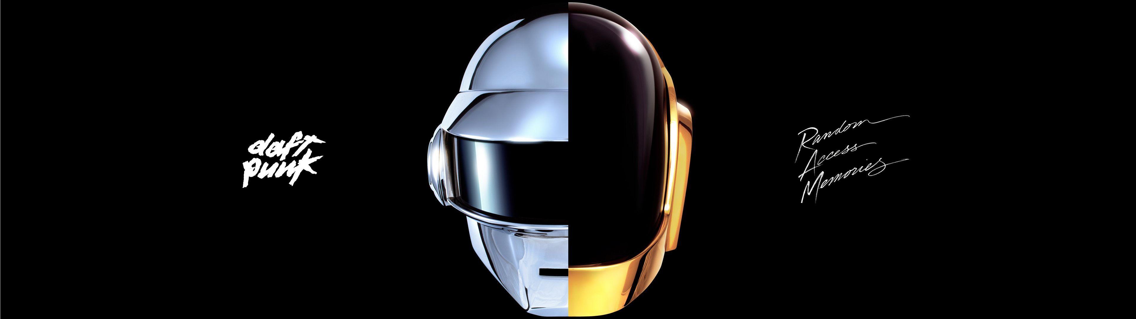 3840x1080 Daft Punk Random Access Memory Dual Screen Wallpaper