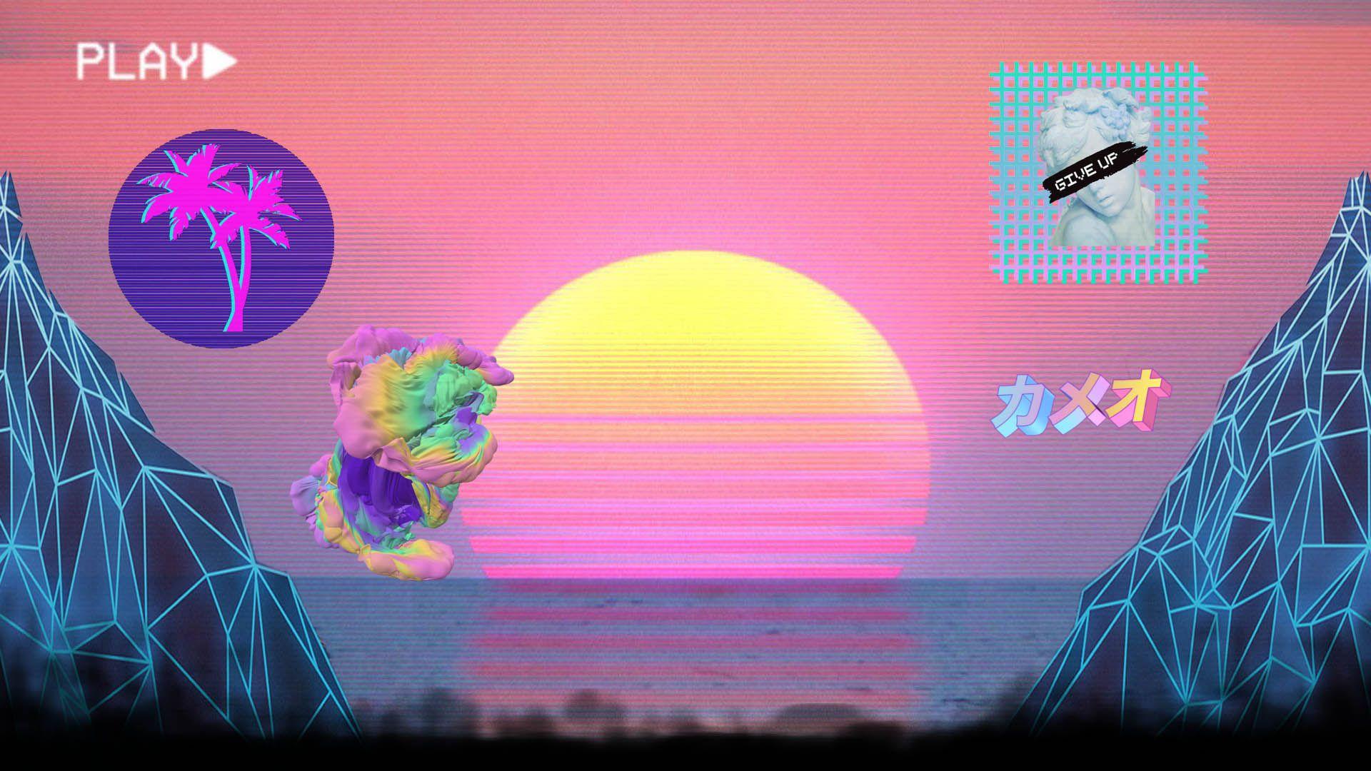 1920x1080 Vaporwave HD Wallpaper And Background. Famous
