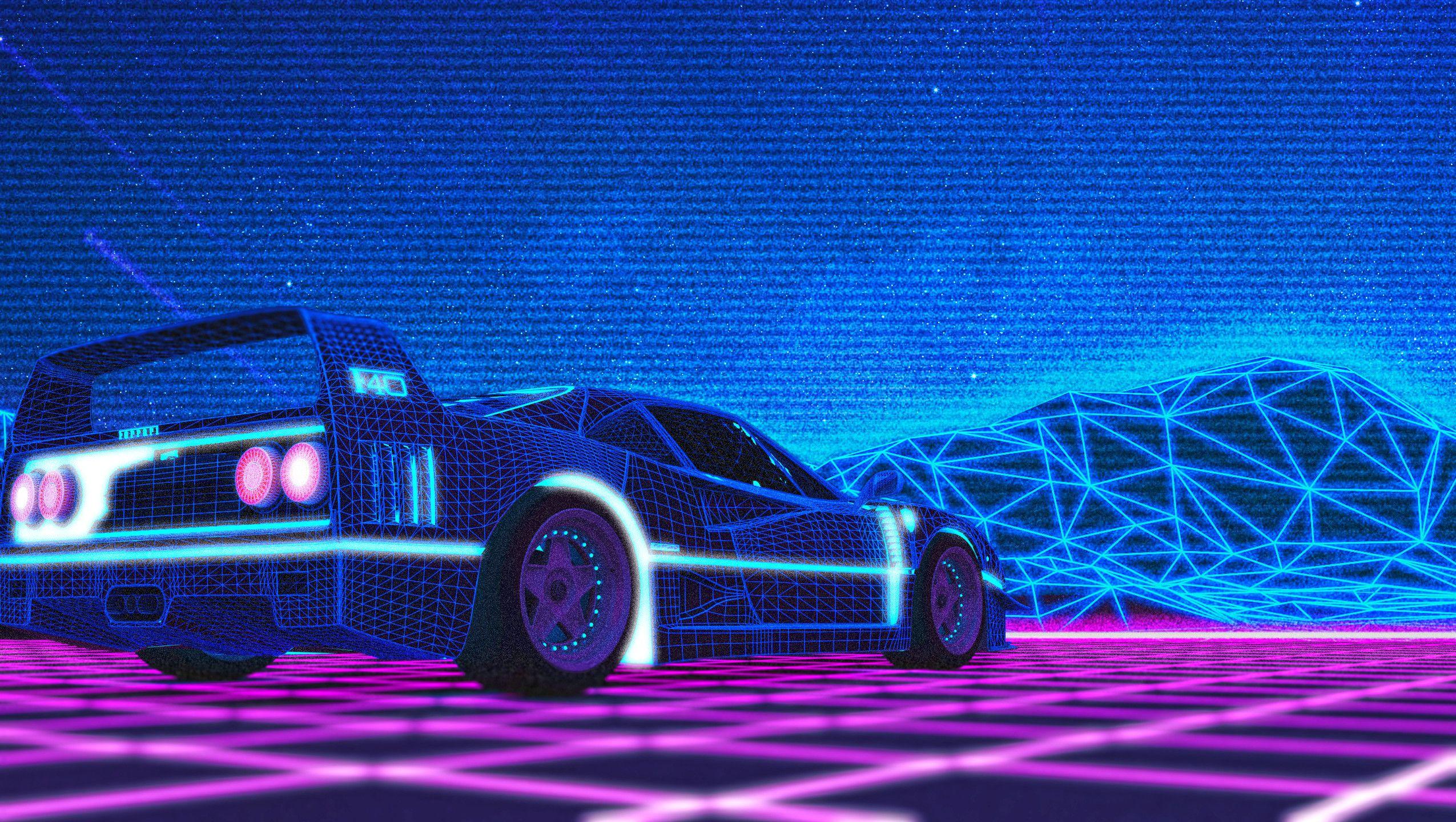 Vaporwave Car Desktop Wallpapers Top Free Vaporwave Car