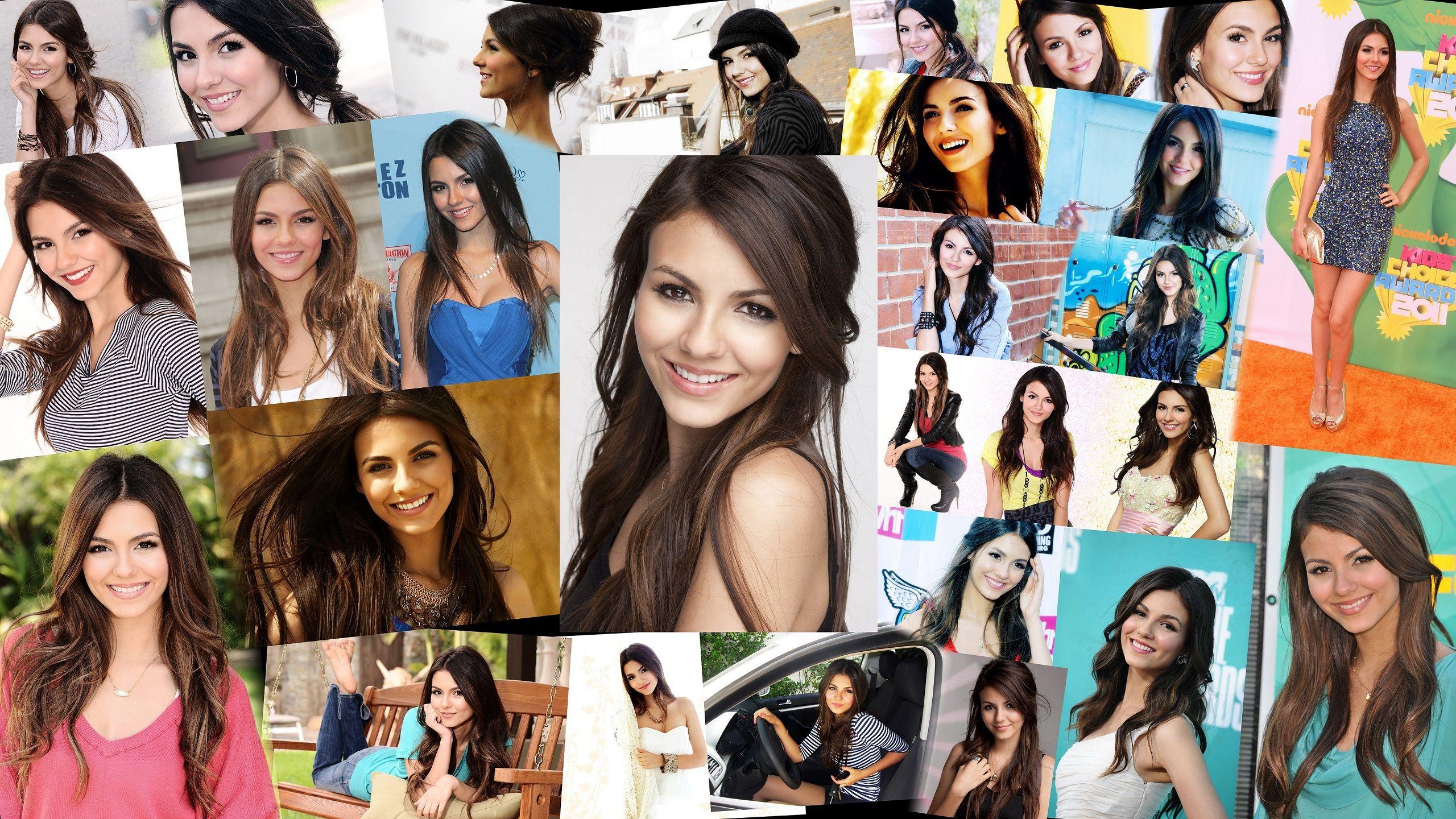 2560x1440 Victoria Justice Collage desktop PC and Mac wallpaper