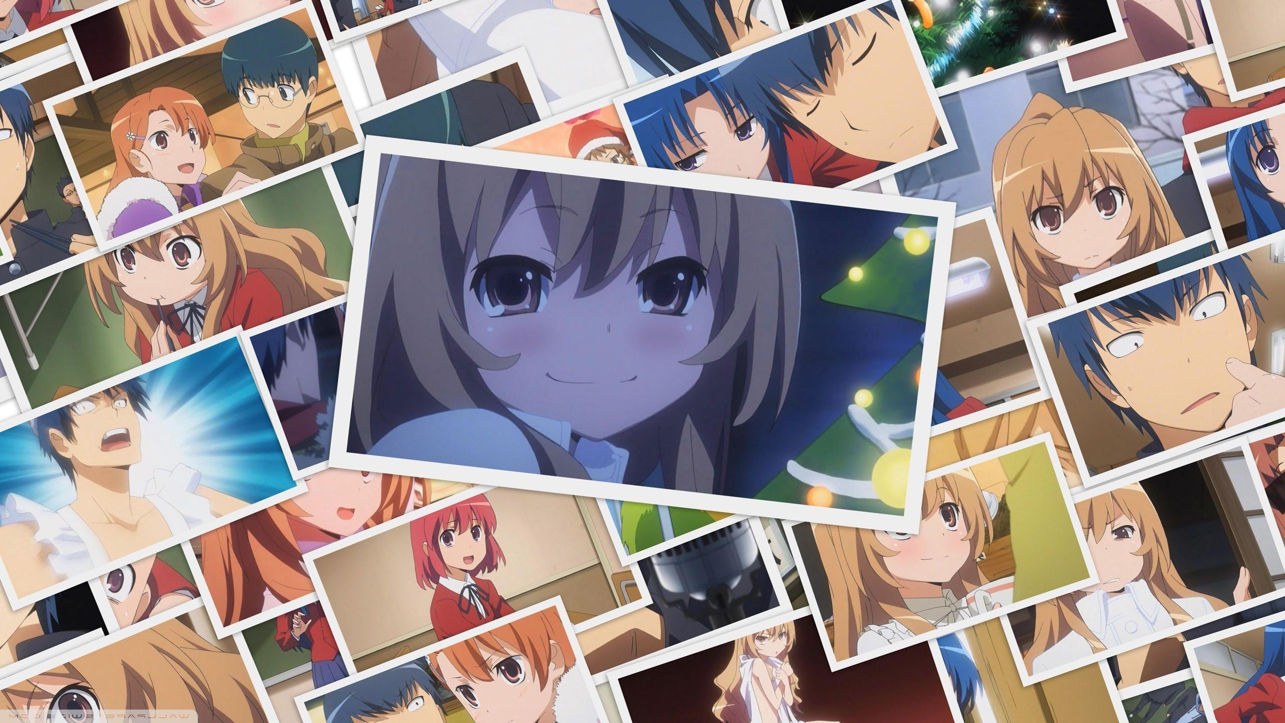 2560x1440 Anime Collage download high quality desktop wallpaper