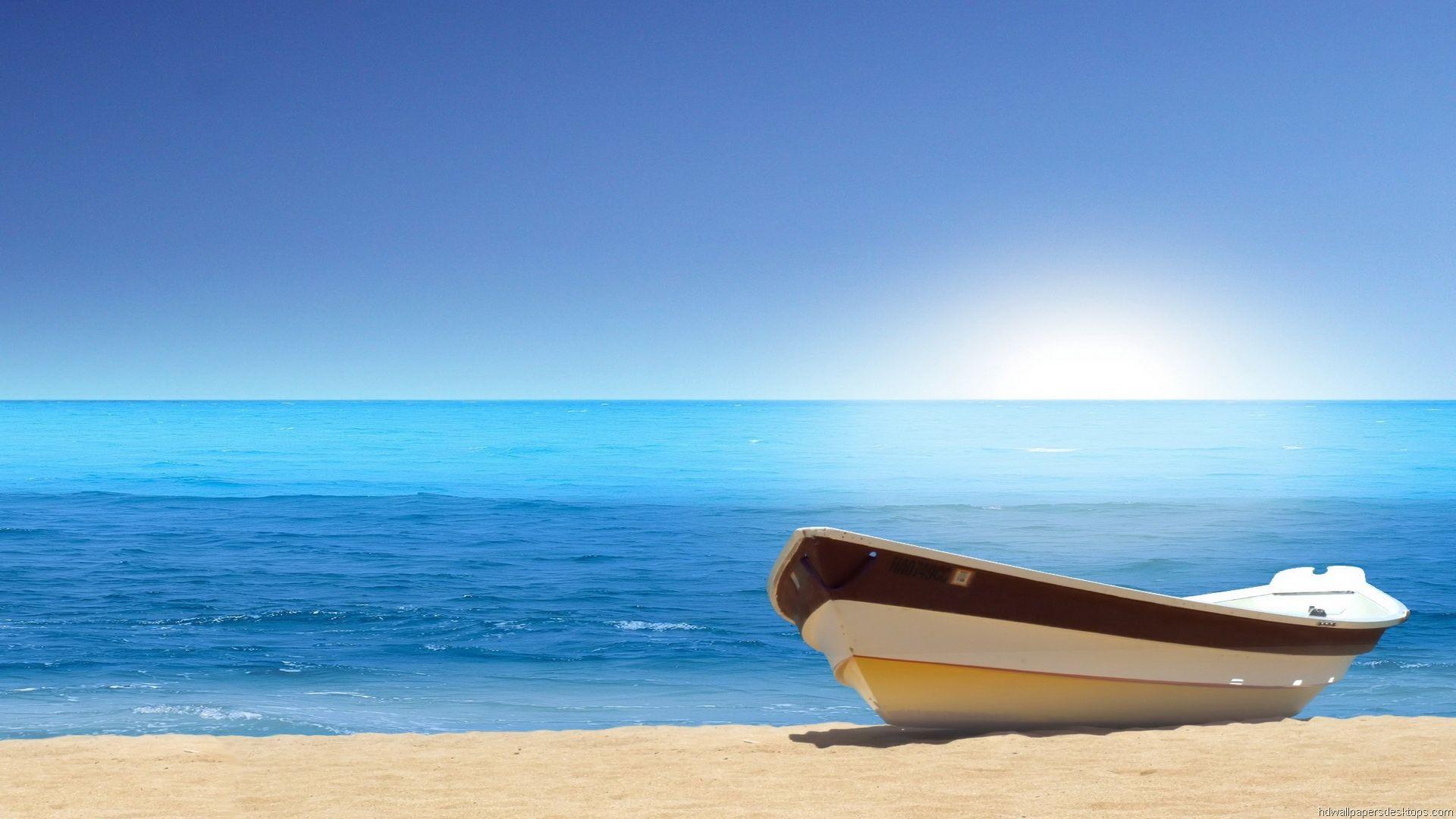 1920x1080 Blue sea travel wallpaper HD