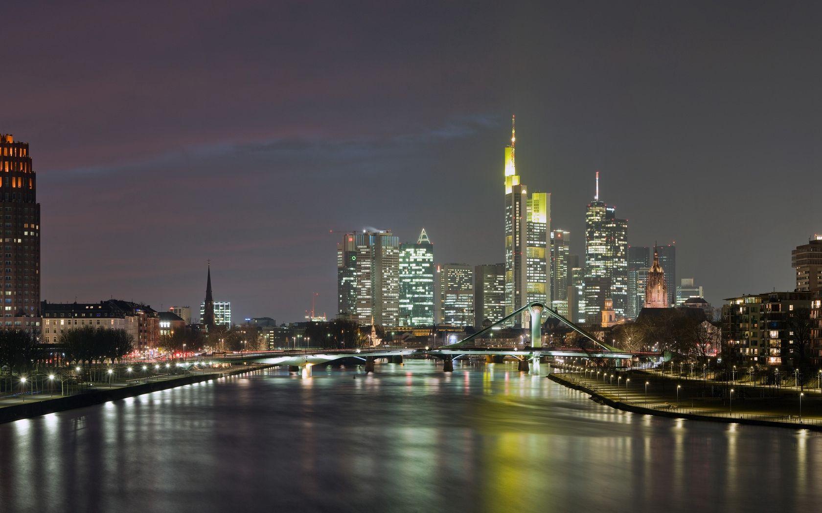 1680x1050 Download wallpaper 1680x1050 frankfurt am main, hessen