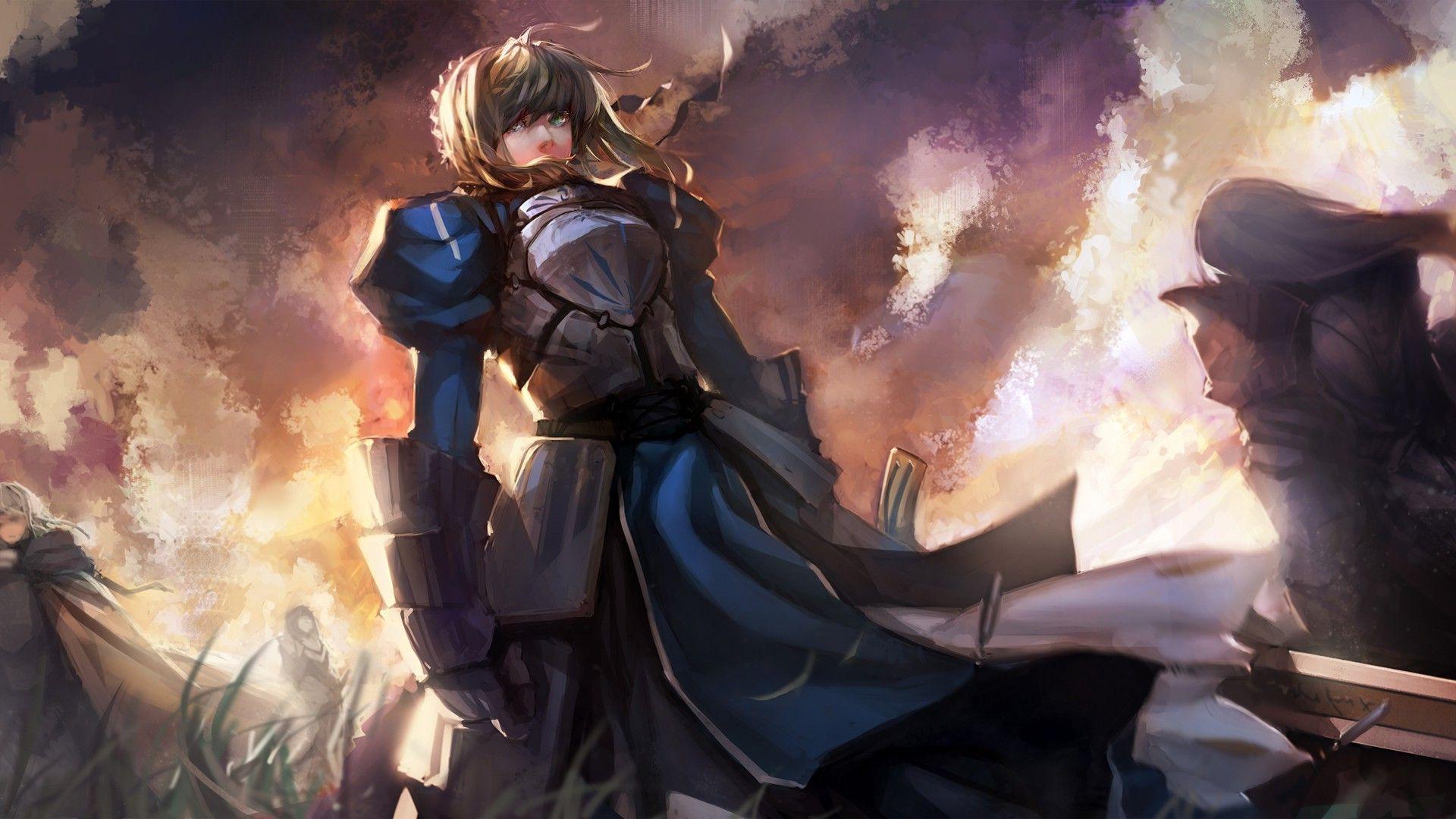 1920x1080 Download Wallpaper Fate Stay Night HD Untuk Desktop/PC