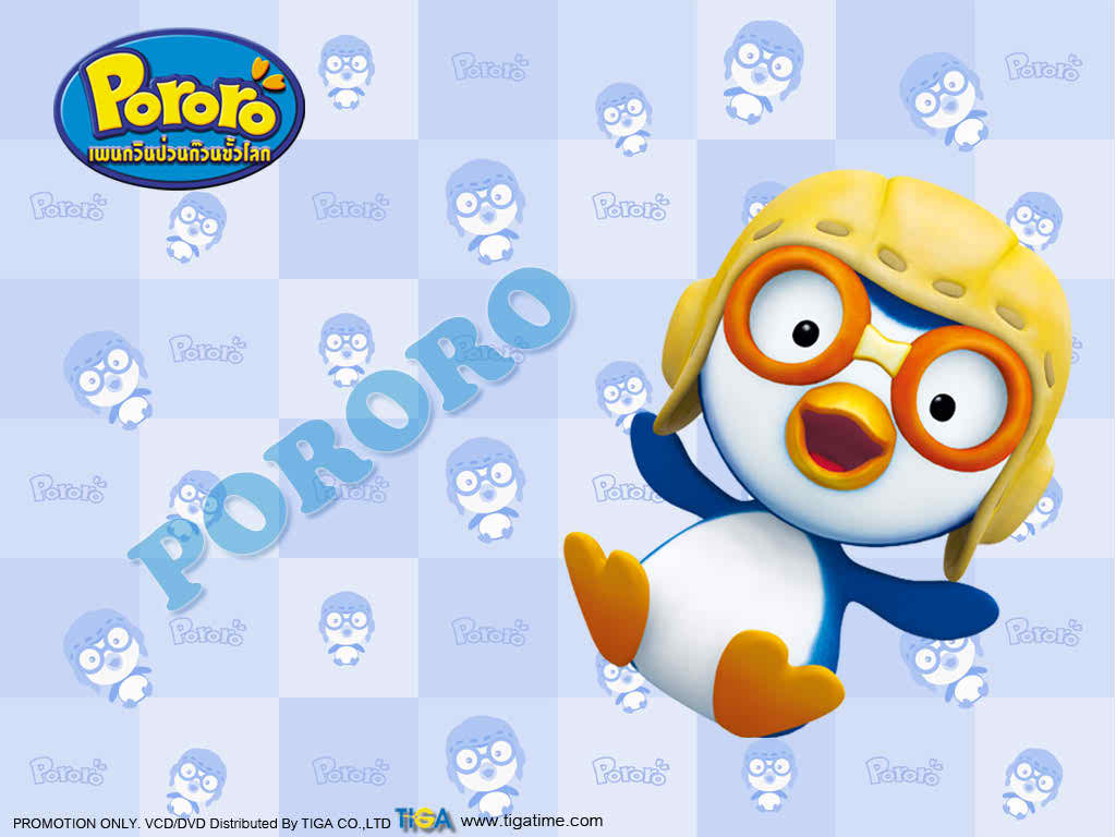 1024x768 Pororo The Little Penguin Wallpaper
