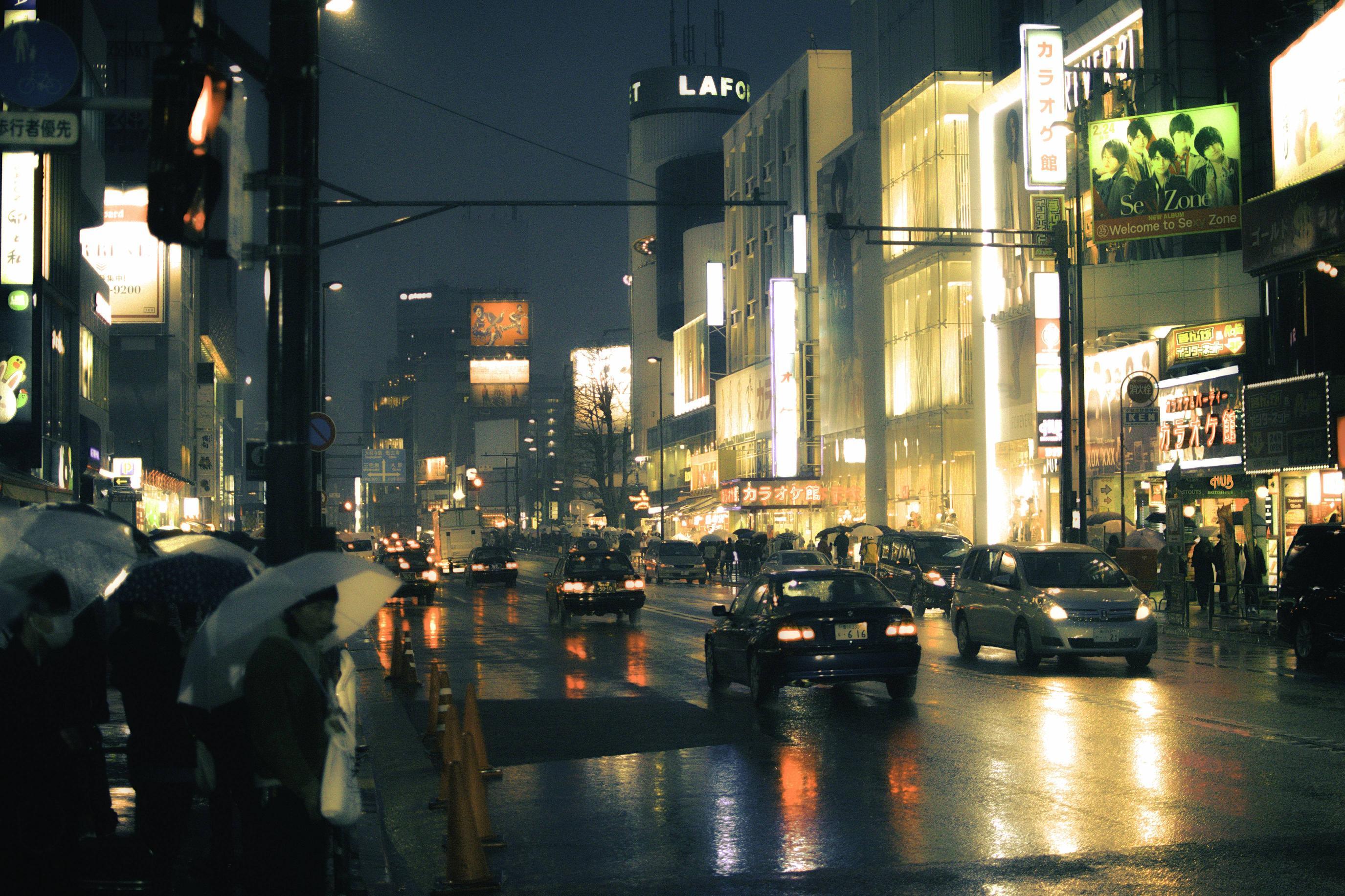 Tokyo Rain Wallpapers Top Free Tokyo Rain Backgrounds WallpaperAccess