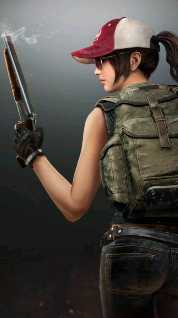 720x1280 PUBG GIRL Wallpaper