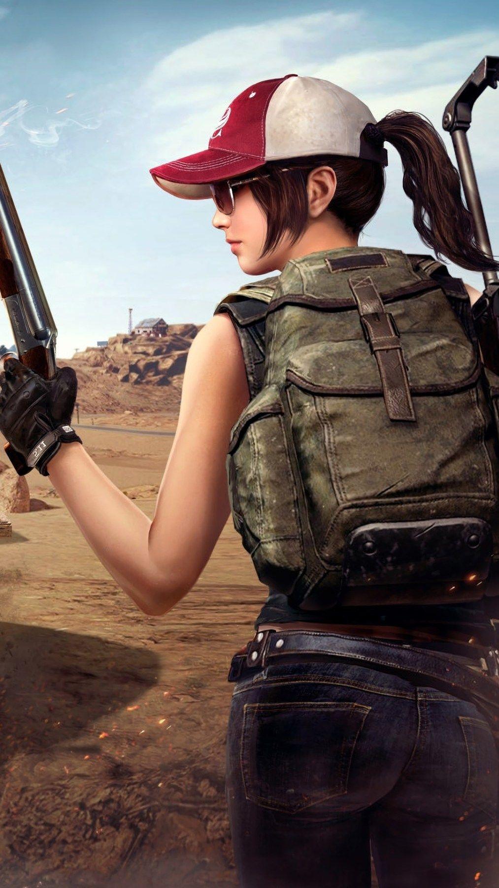 1013x1800 Pubg Girl Wallpaper 4k cho di động.  Giao diện súng miễn phí Pubg