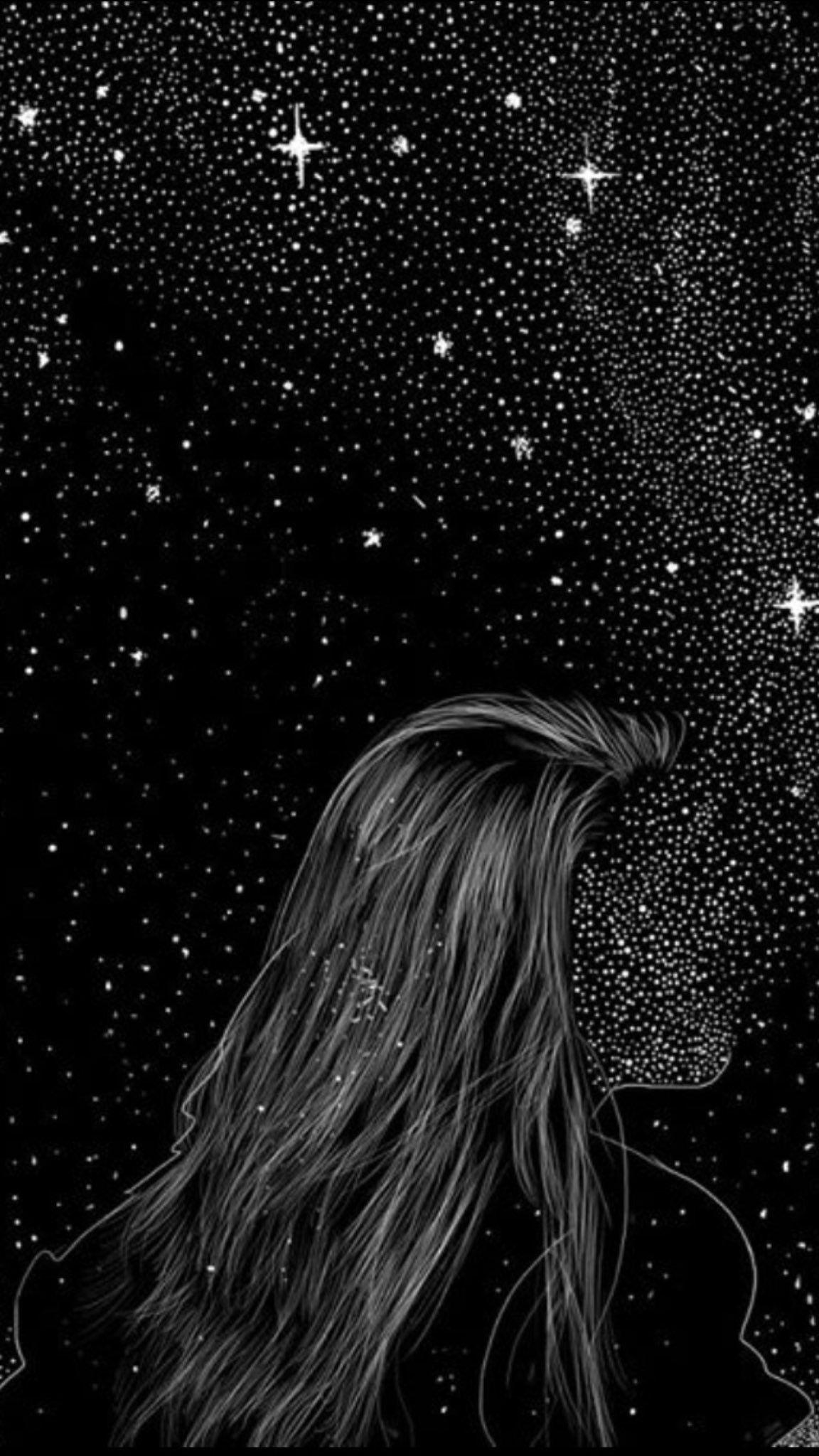 1152x2048 Black Phone Wallpaper background picture