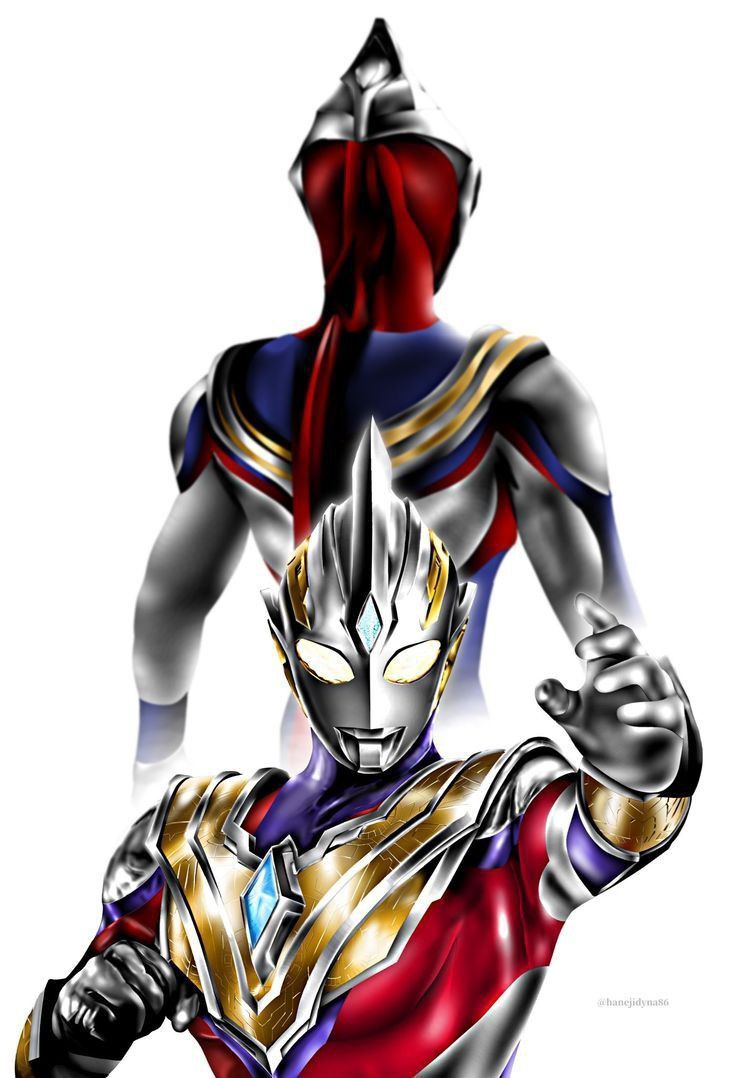 735x1078 Japanese superheroes, Ultraman tiga
