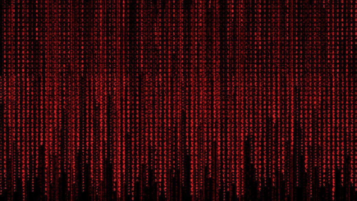 1191x670 Red Matrix Wallpaper