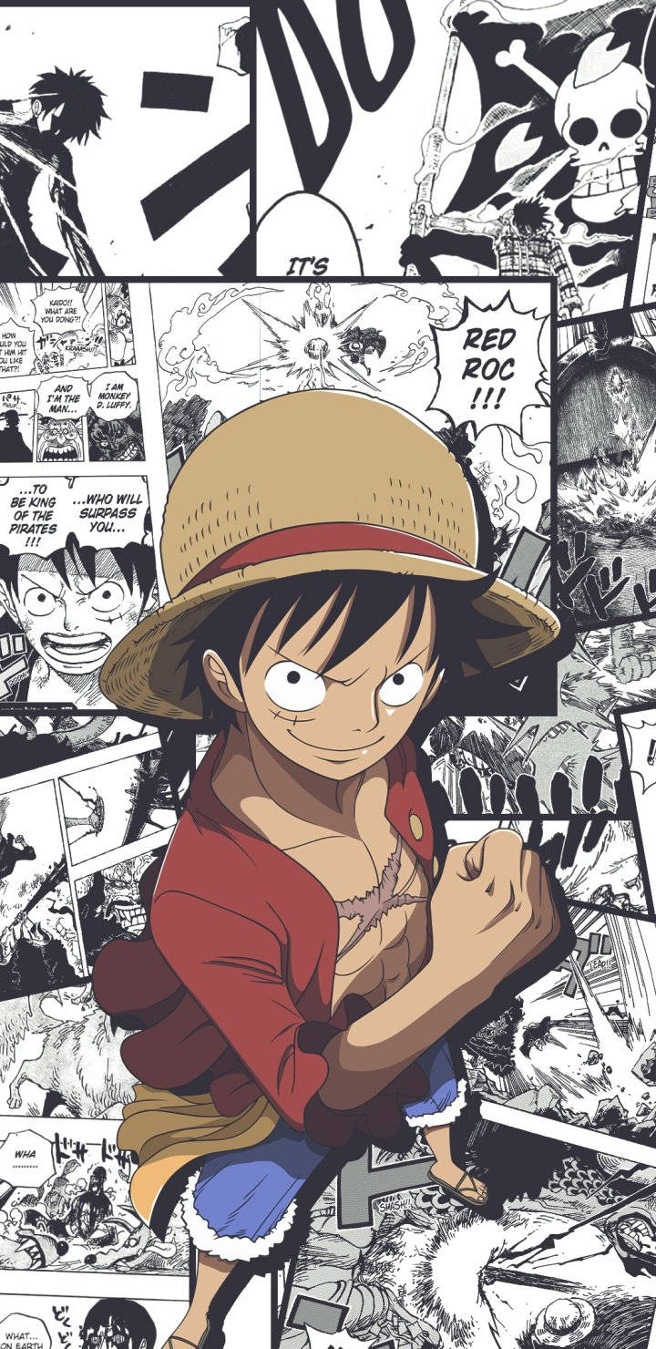 720x1480 Phone Luffy Anime On Manga Wallpaper
