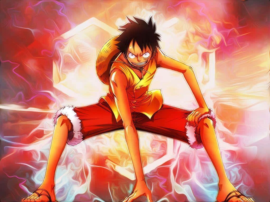 1024x768 Epic Luffy Wallpaper