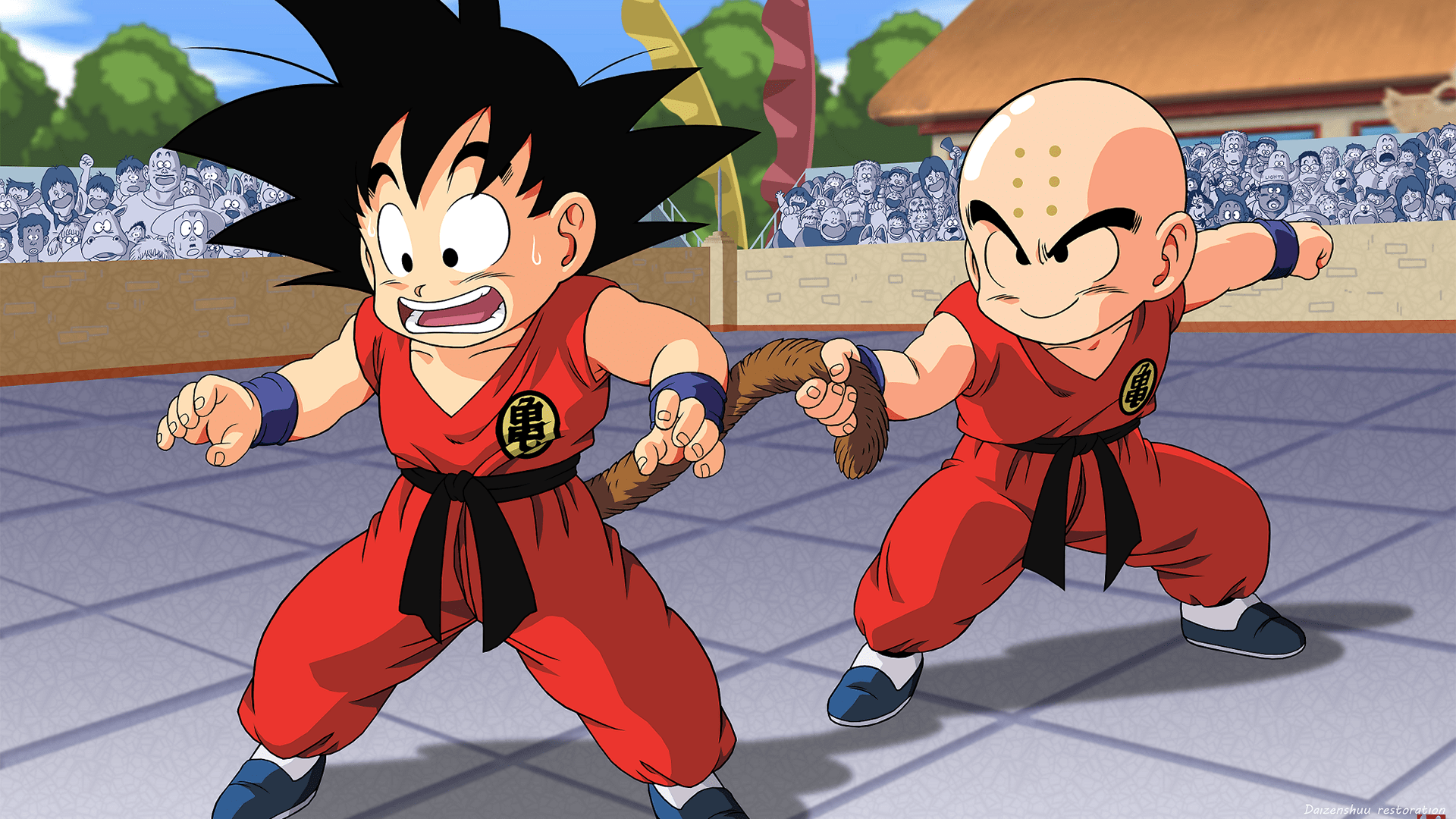 1920x1080 Goku vs Krillin