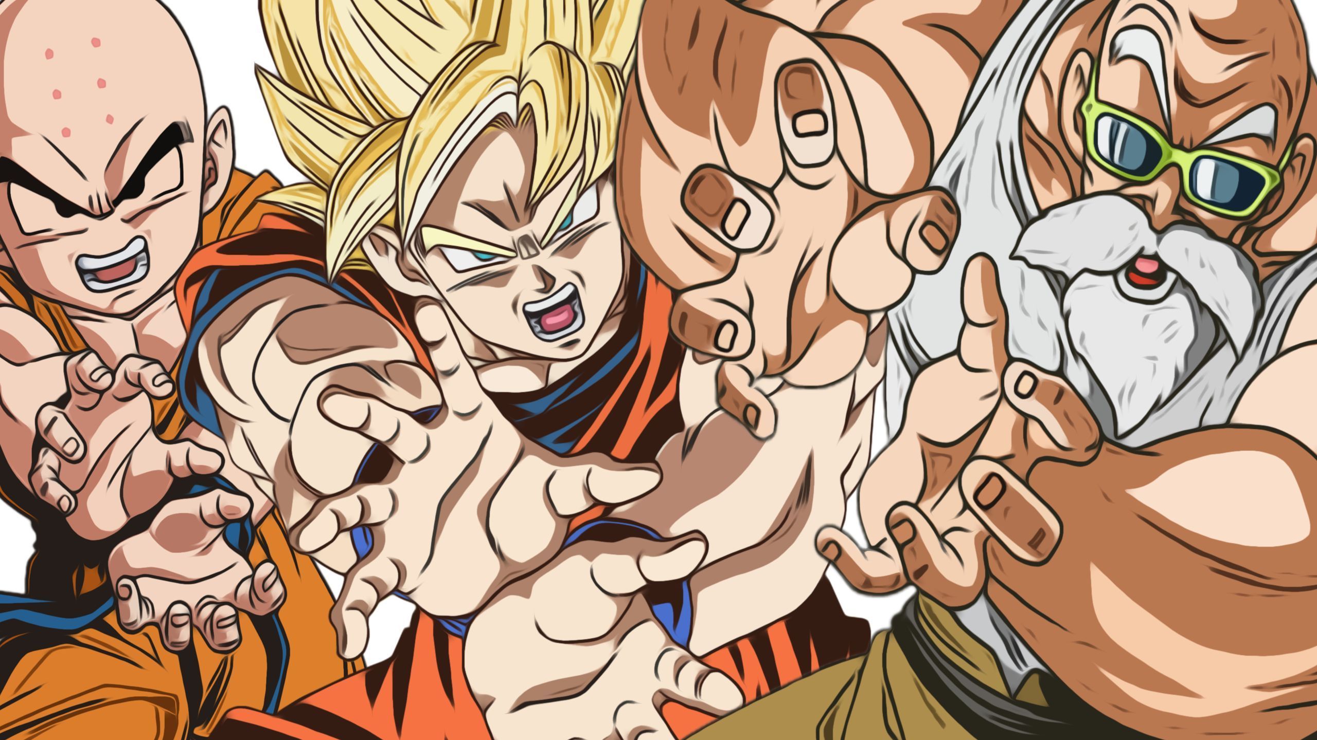 2560x1440 Anime, Dragon Ball, Goku, Super Saiyan