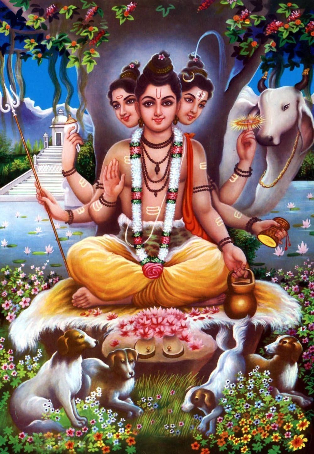 1000x1448 Download Dattatreya Udumbara Tree Graphic Artwork Wallpaper