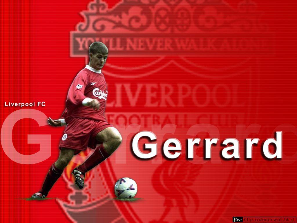 1024x768 Steven Gerrard Football Wallpaper