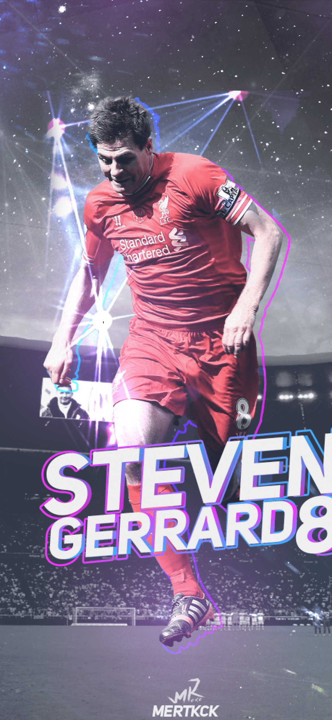 1125x2436 Download 1125x2436 Steven Gerrard, Football Player