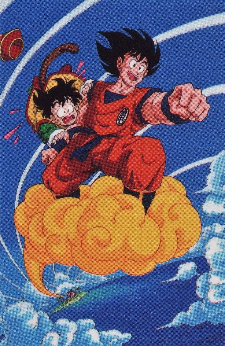 736x1132 DBZ Vintage Art Wallpaper