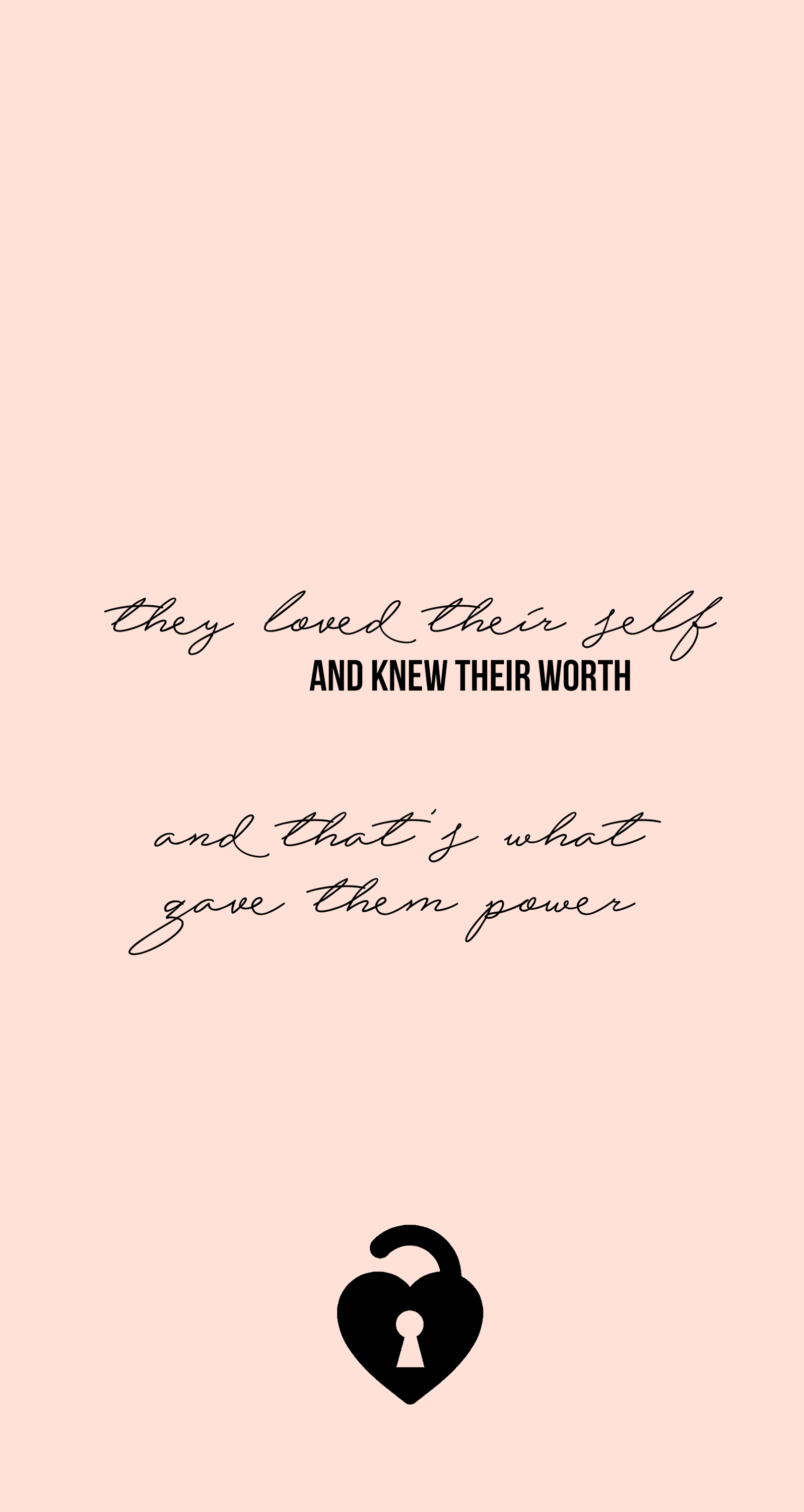 1596x3000 Self Love Phone Wallpaper