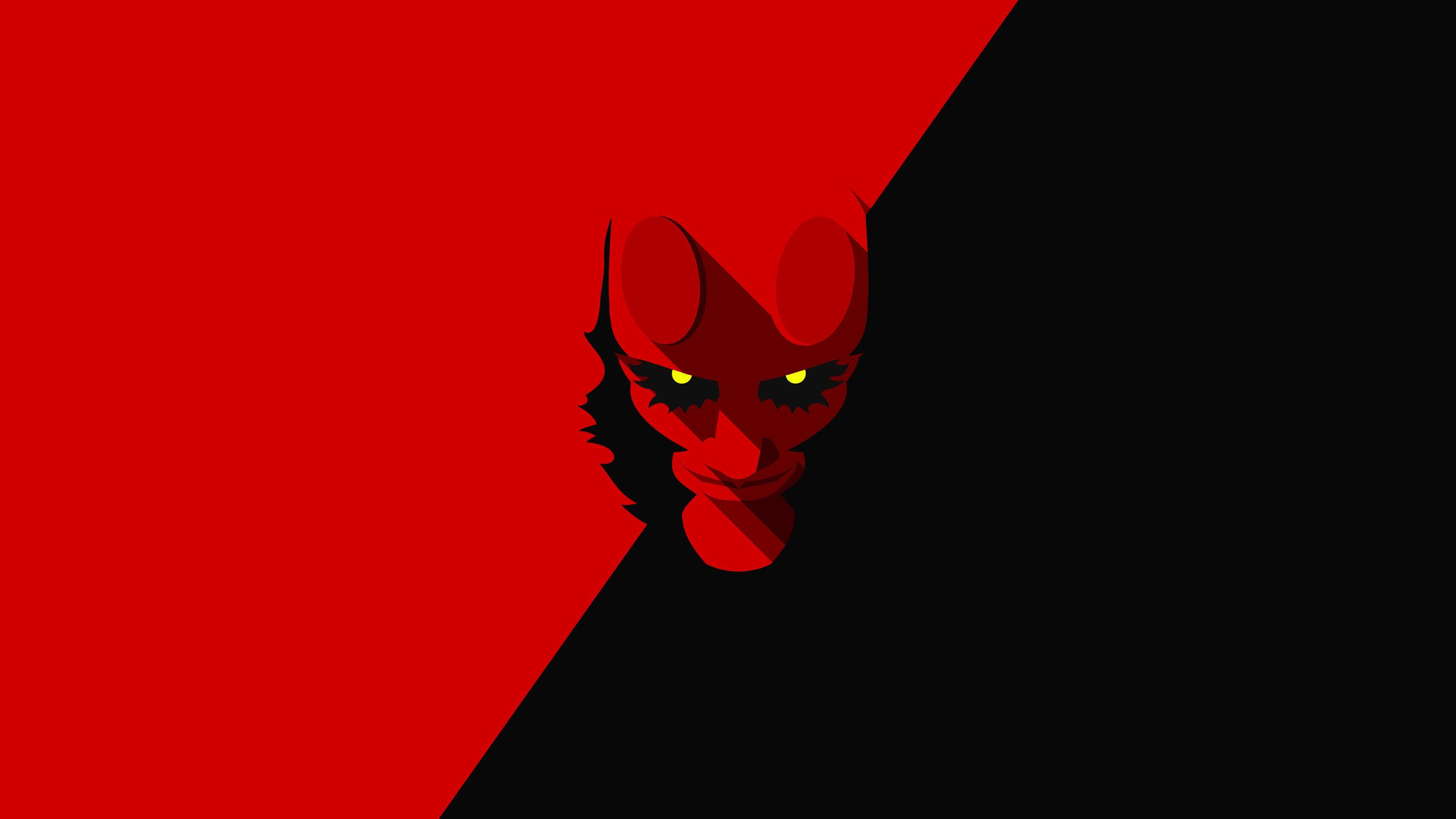 3840x2160 Hellboy Minimalism 4k Superheroes Wallpaper, Minimalism Wallpaper, Hellboy Wallpaper, Hd Wallpaper, Digital Art. Hellboy Wallpaper, Hellboy Art, Art Wallpaper