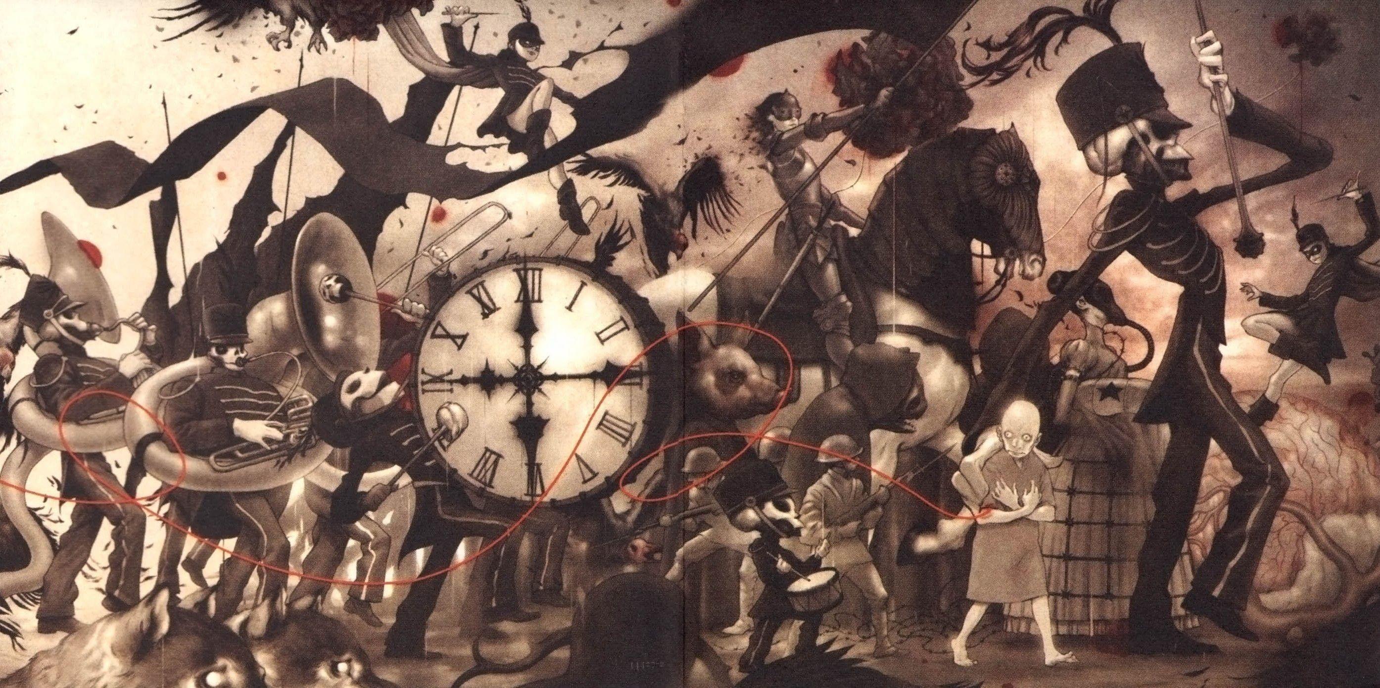 2789x1390 My Chemical Romance Wallpaper Black Parade