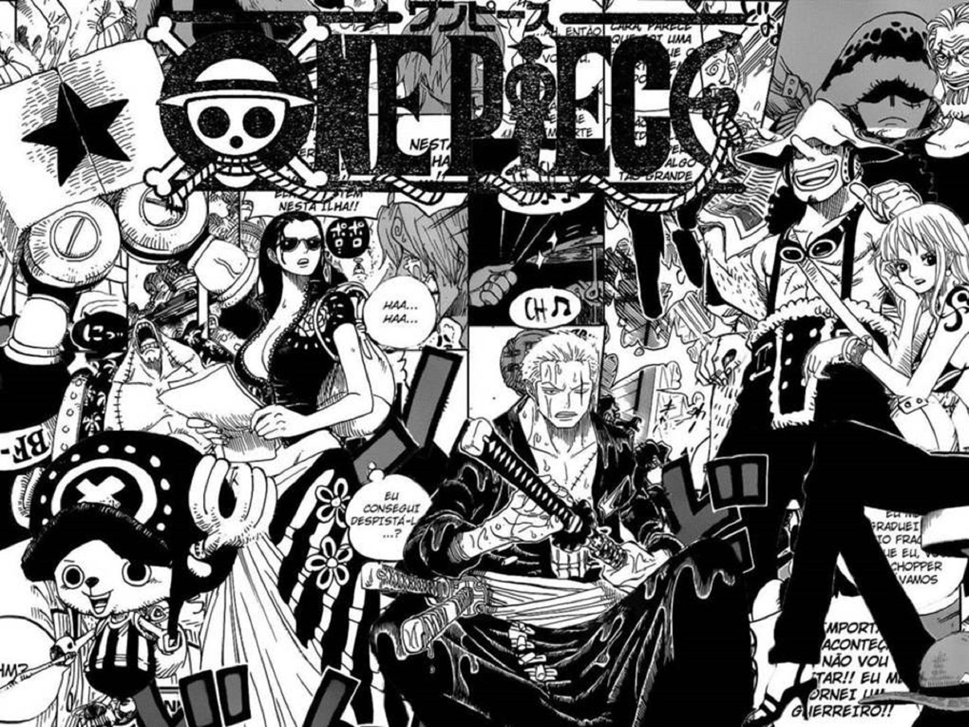 1920x1440 Download free One Piece Manga Panel